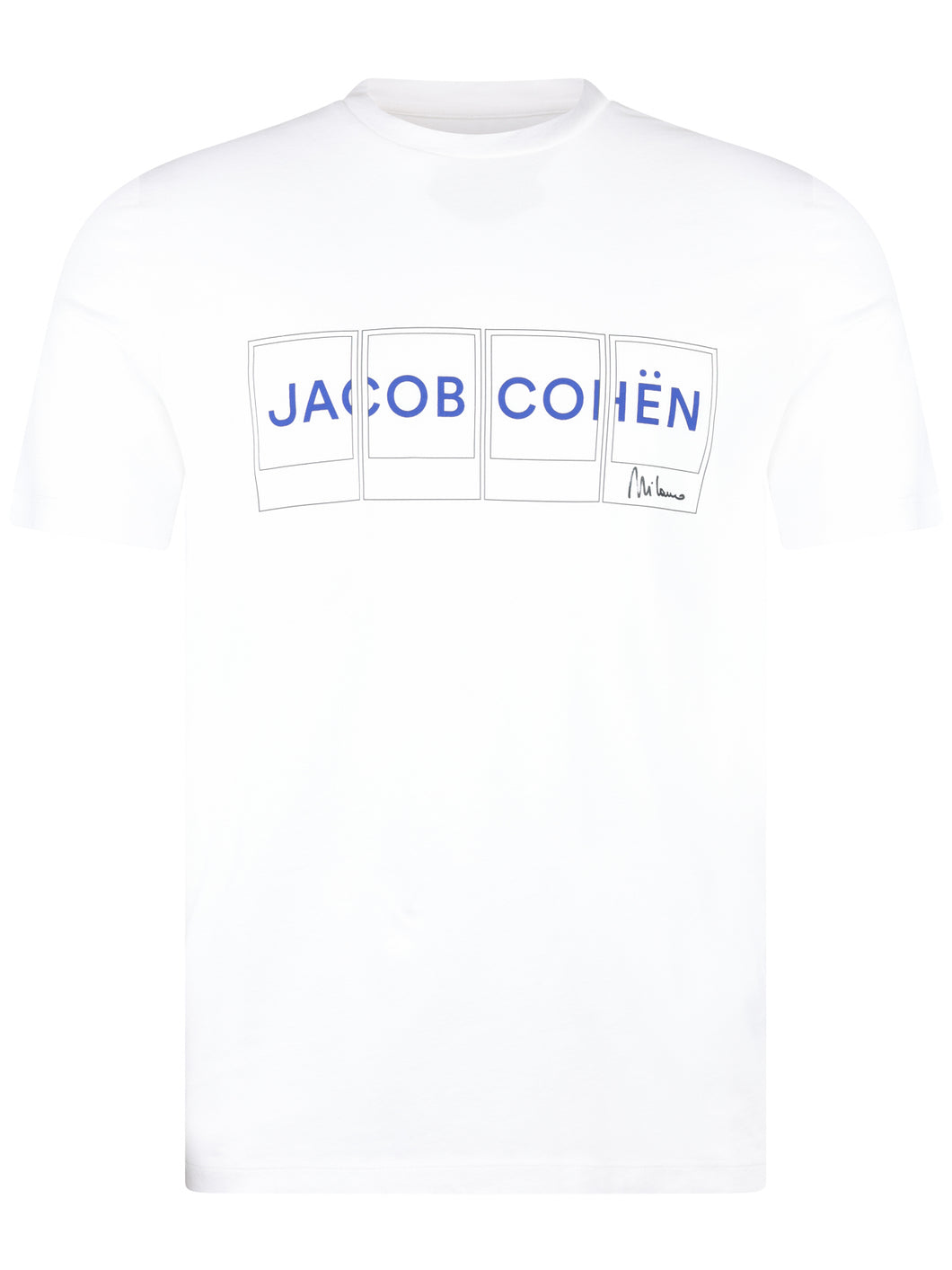 Jacob Cohen 4 Box Logo Tee White
