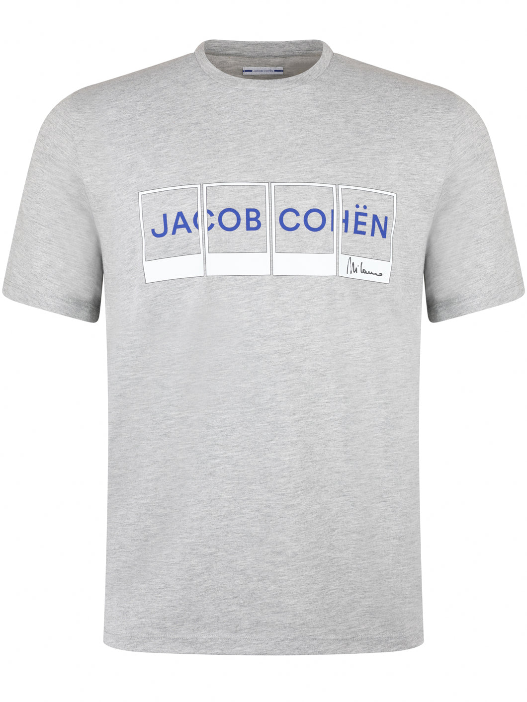 Jacob Cohen 4 Box Logo Tee Grey