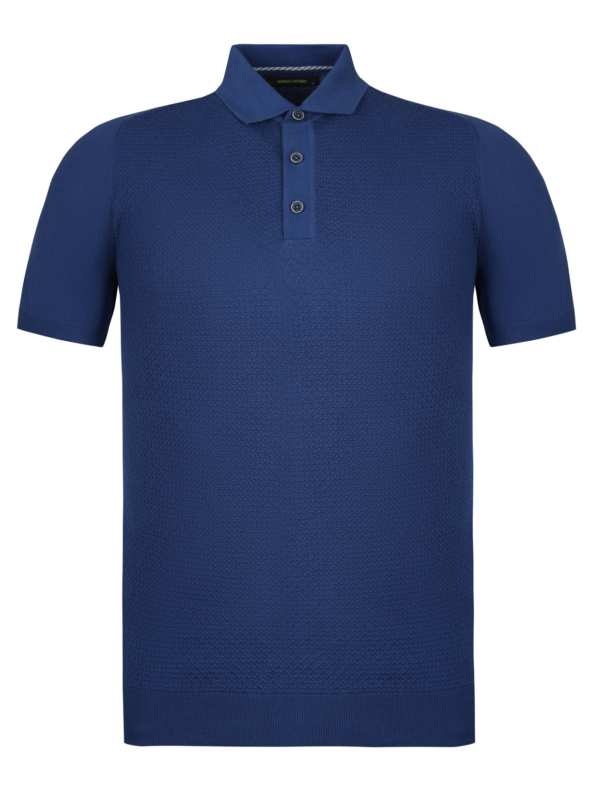 Load image into Gallery viewer, Remus Slim Fit Knit Polo Blue
