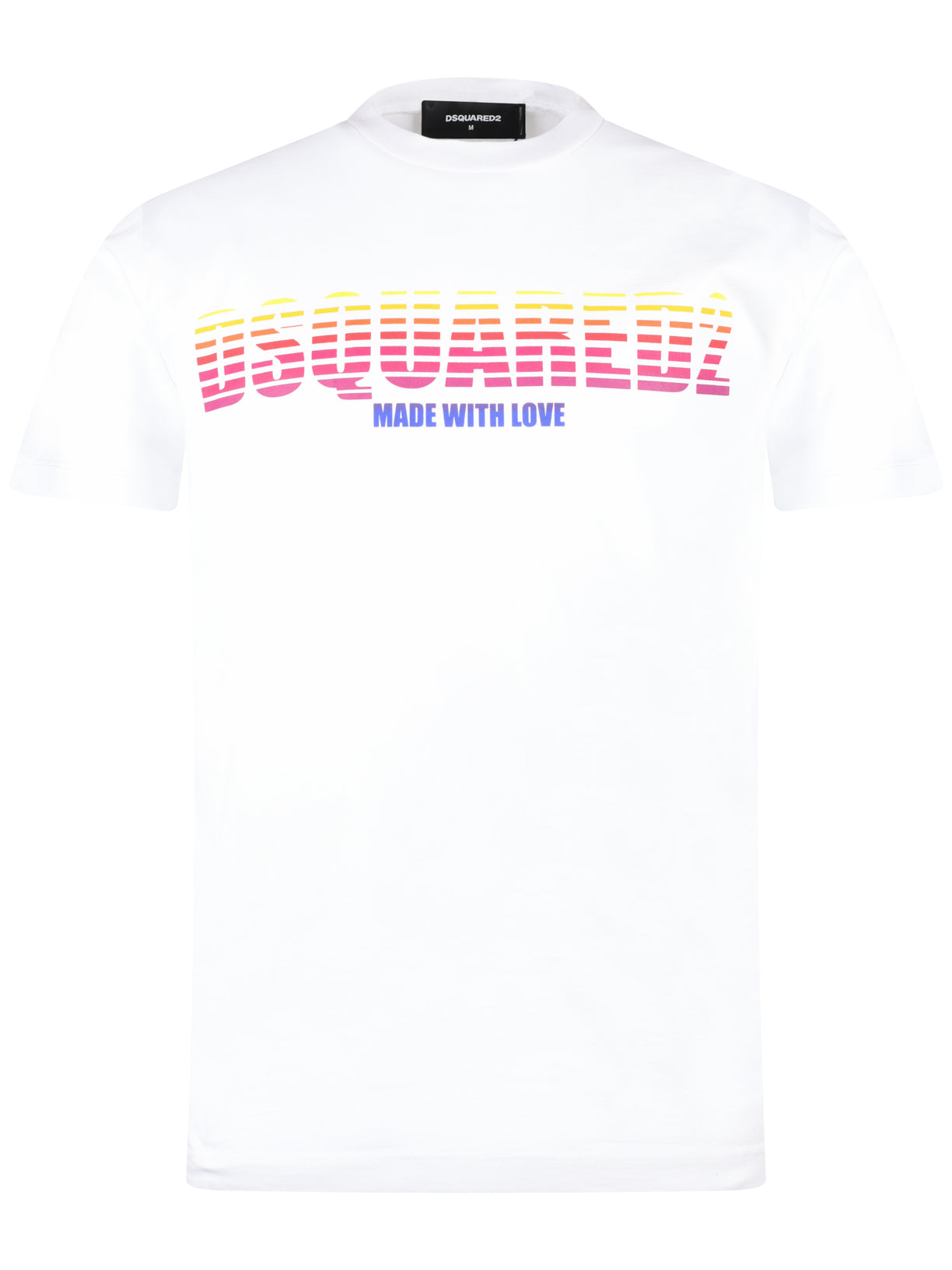 Load image into Gallery viewer, DSquared Multi Colour Logo T White
