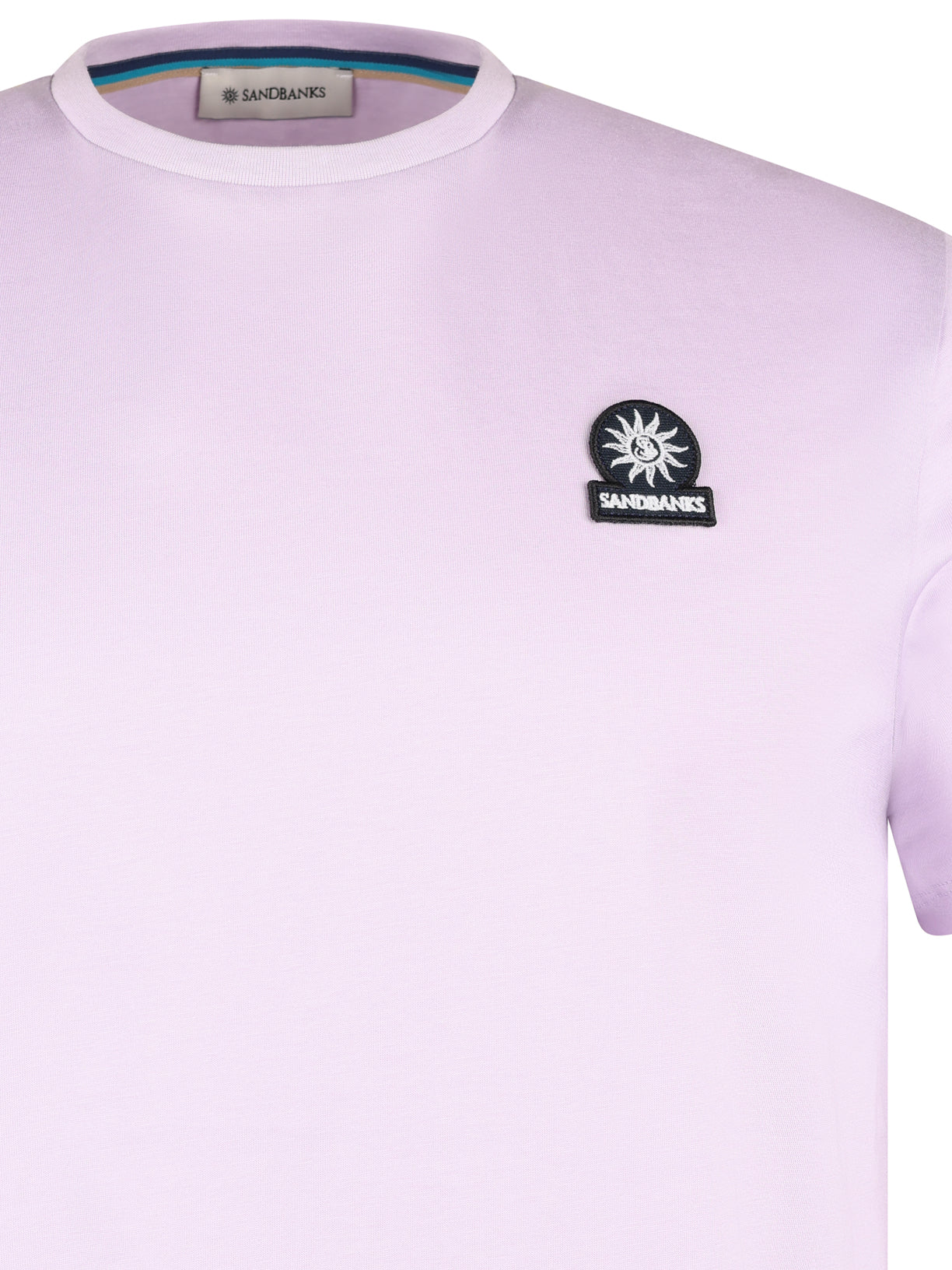 Load image into Gallery viewer, Sandbanks Badge Logo Tee Lilac
