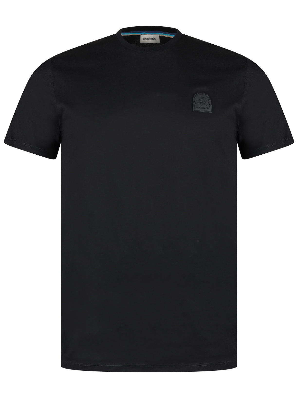 Sandbanks Rubber Badge Logo Tee Black