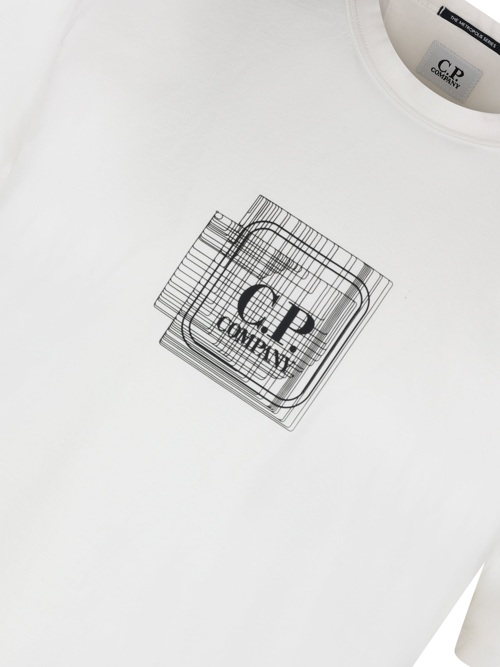 CP Company Graphic Tee White