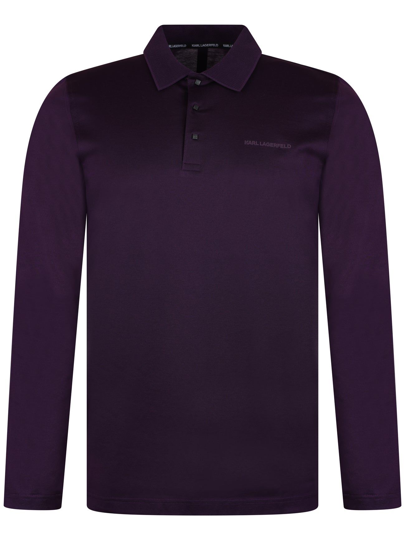 Load image into Gallery viewer, Lagerfeld Mercerised Polo Shirt Purple
