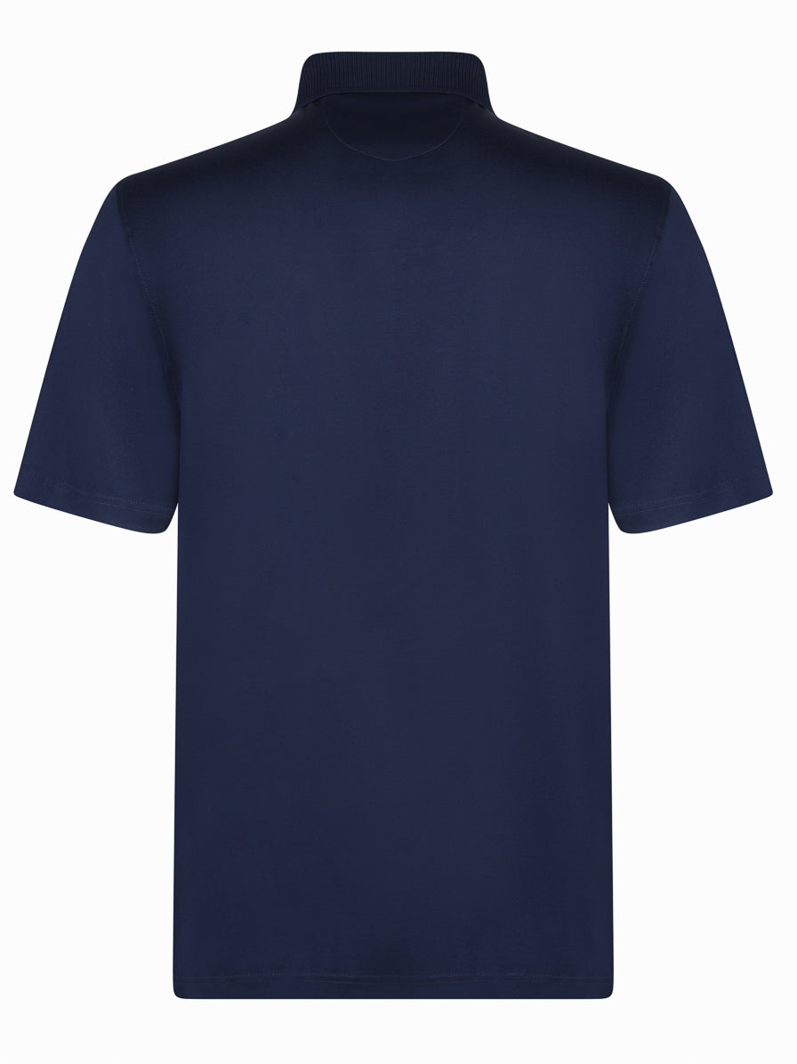 Load image into Gallery viewer, Pal Zileri Mercerised Polo Navy
