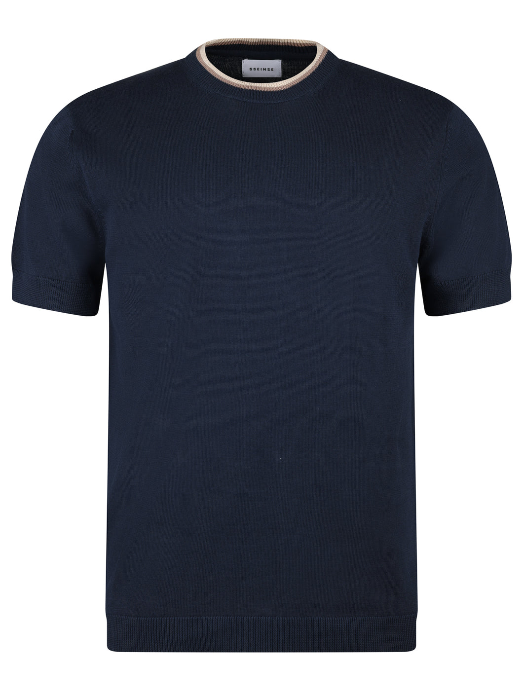 Sseinse Knitted Tee Navy