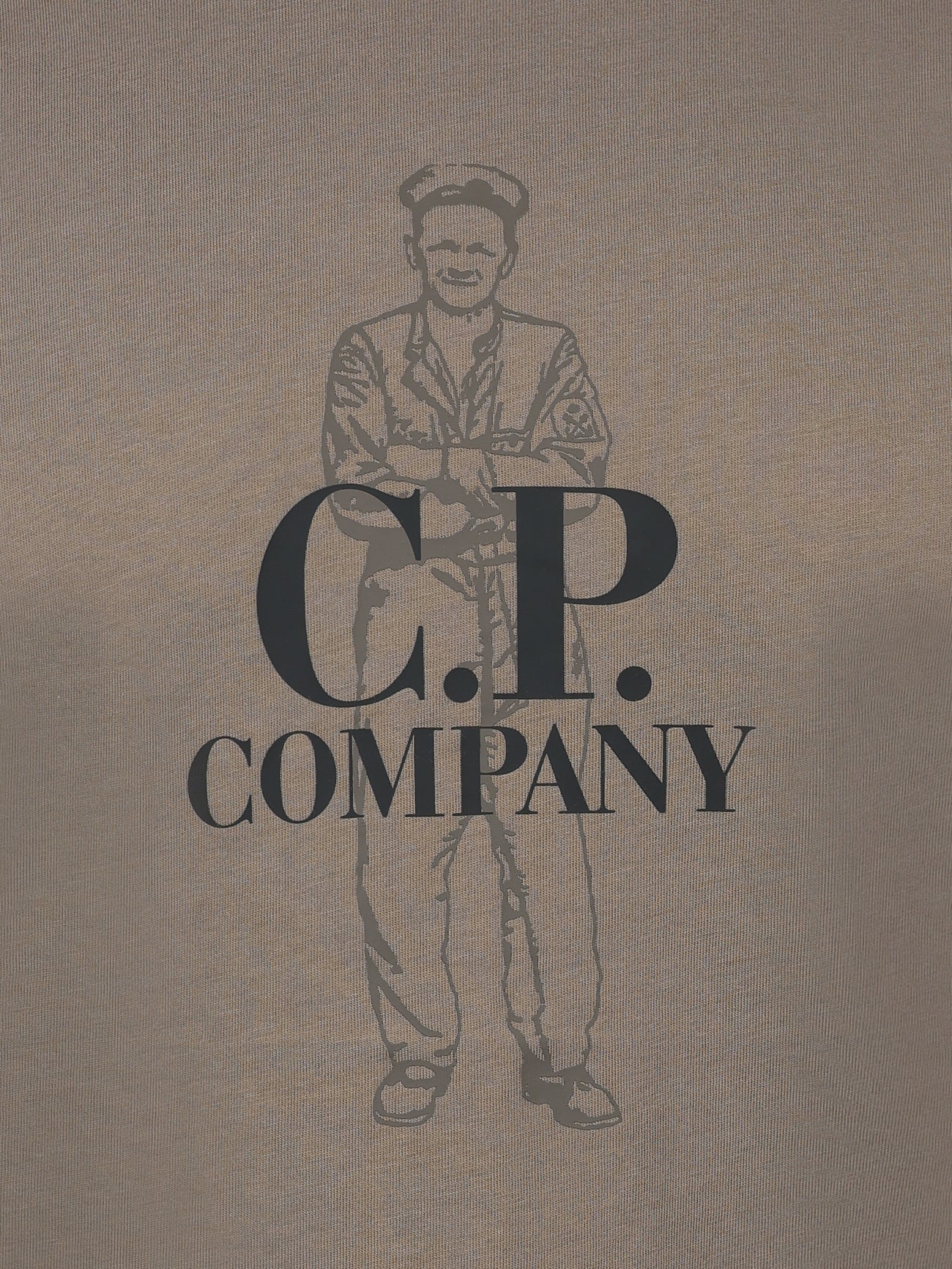 CP Company Man Tee Khaki