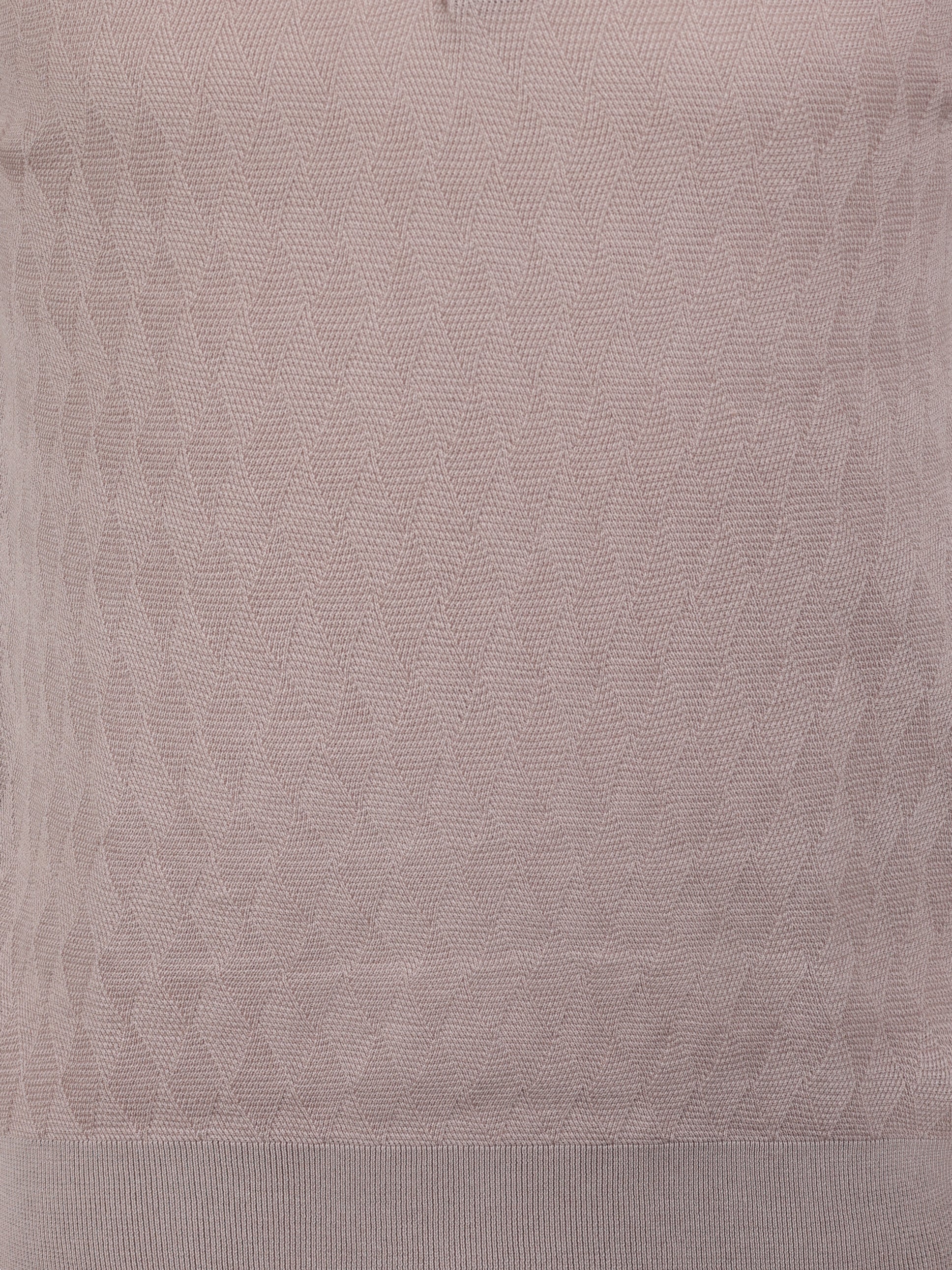 Pal Zileri Diamond Knit Polo Beige