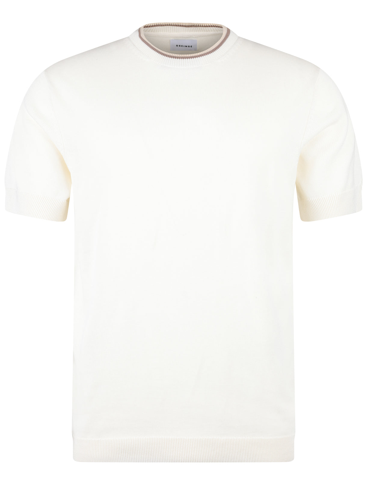 Load image into Gallery viewer, Sseinse Knitted Tee White
