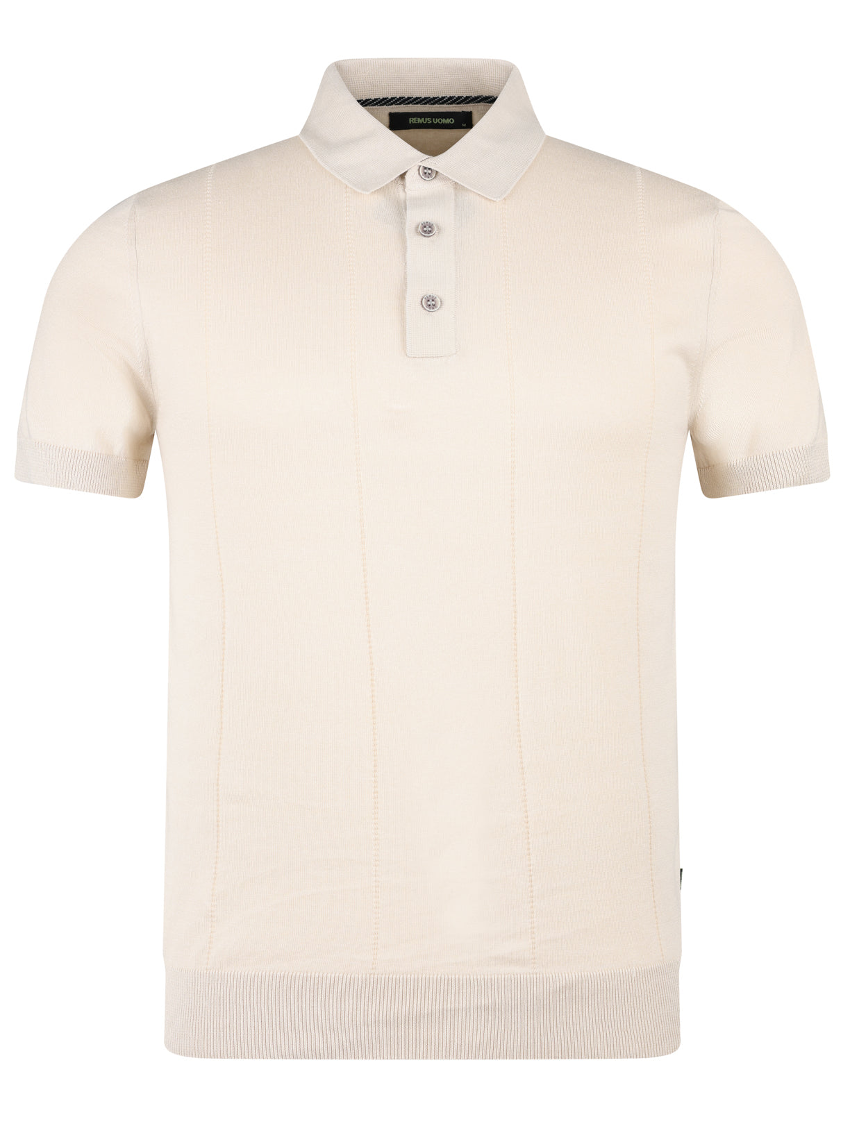 Load image into Gallery viewer, Remus Fine Knit Polo Beige
