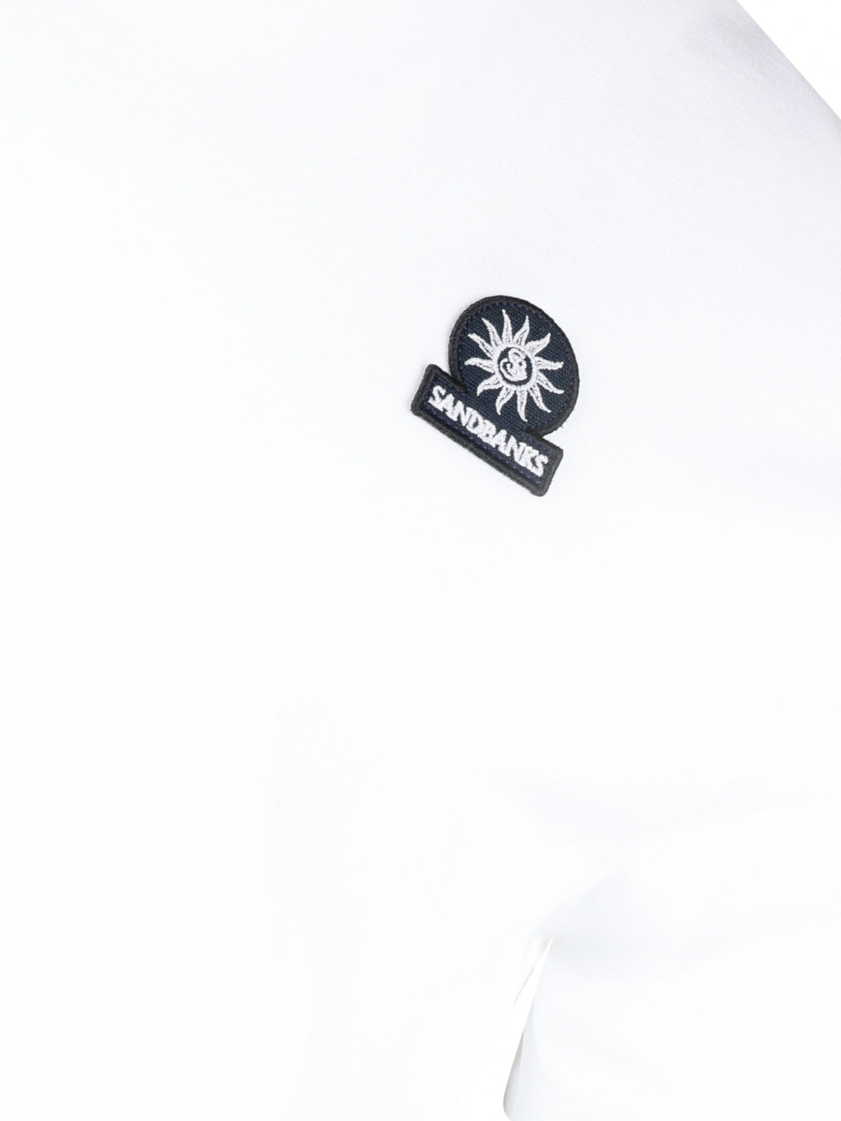 Load image into Gallery viewer, Sandbanks Badge Logo Tee White
