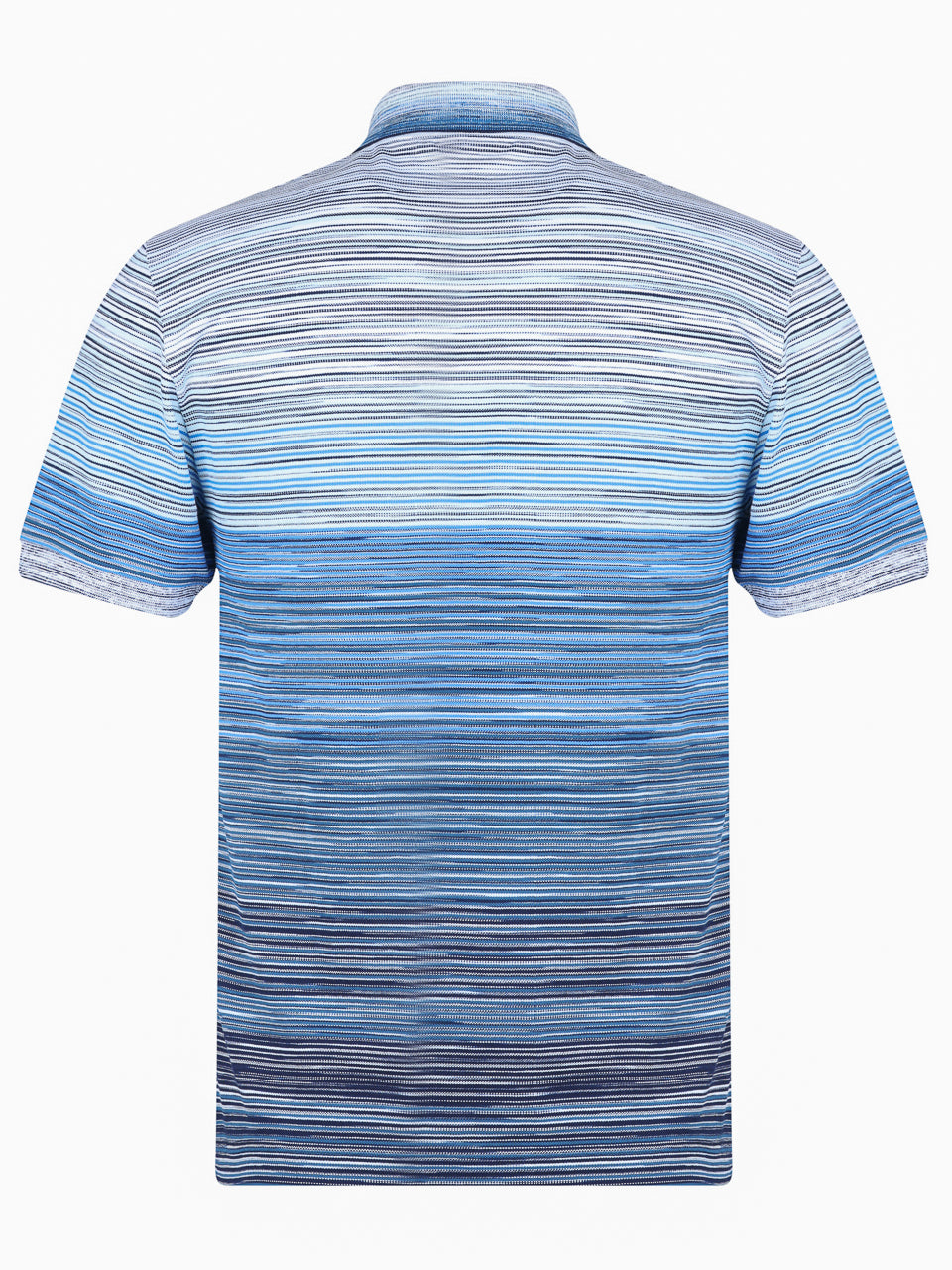 Load image into Gallery viewer, Missoni Classic Stripe Polo Shirt Blue
