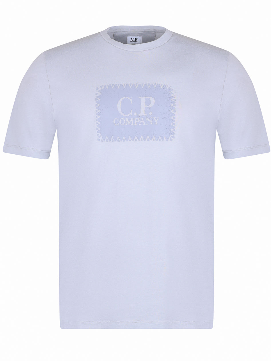 CP Company Patch Logo Tee Grey
