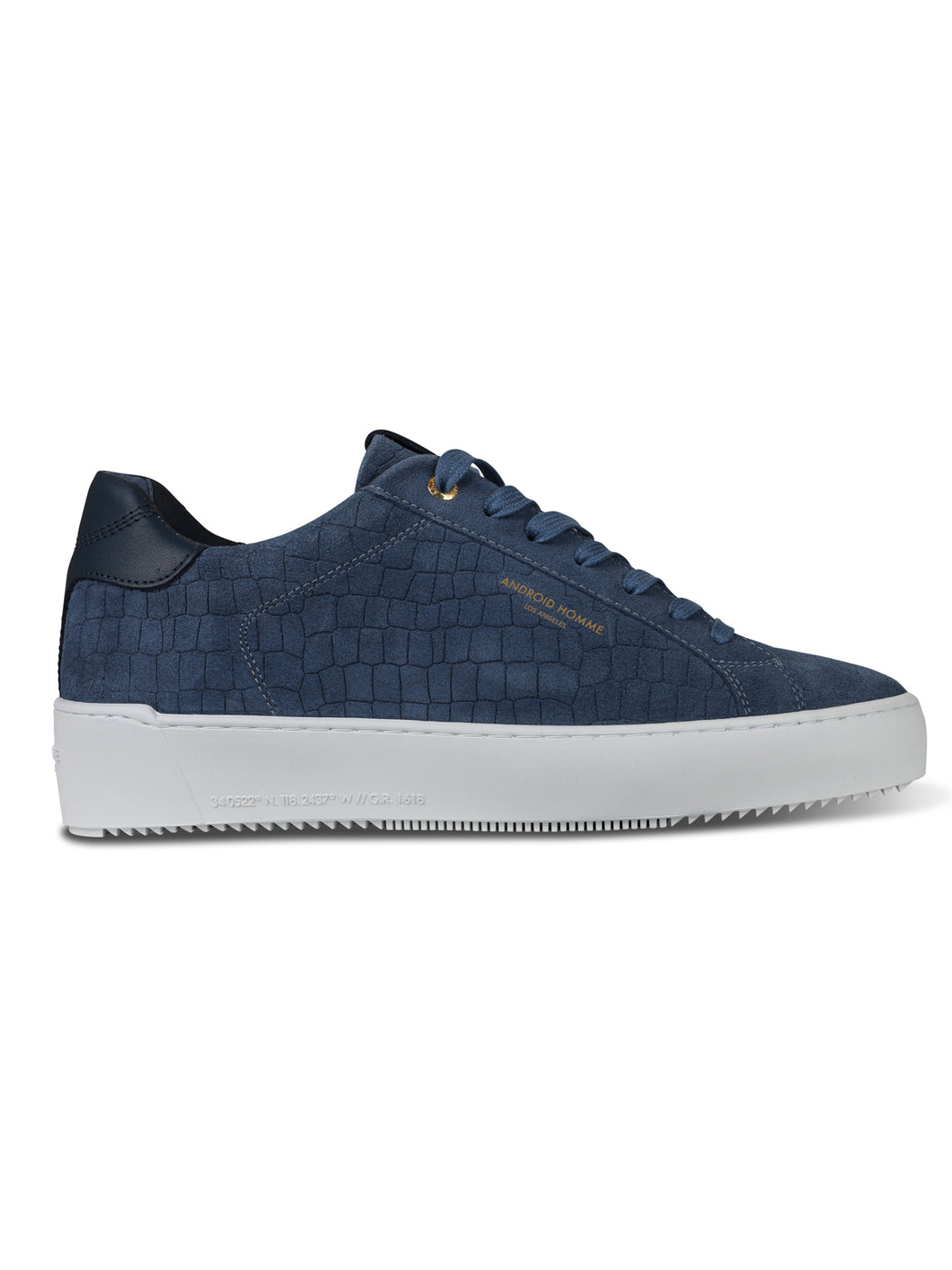 Android Homme Zuma Suede Croc Blue