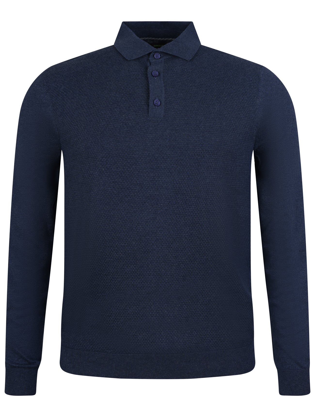 Remus Honeycomb Polo Indigo