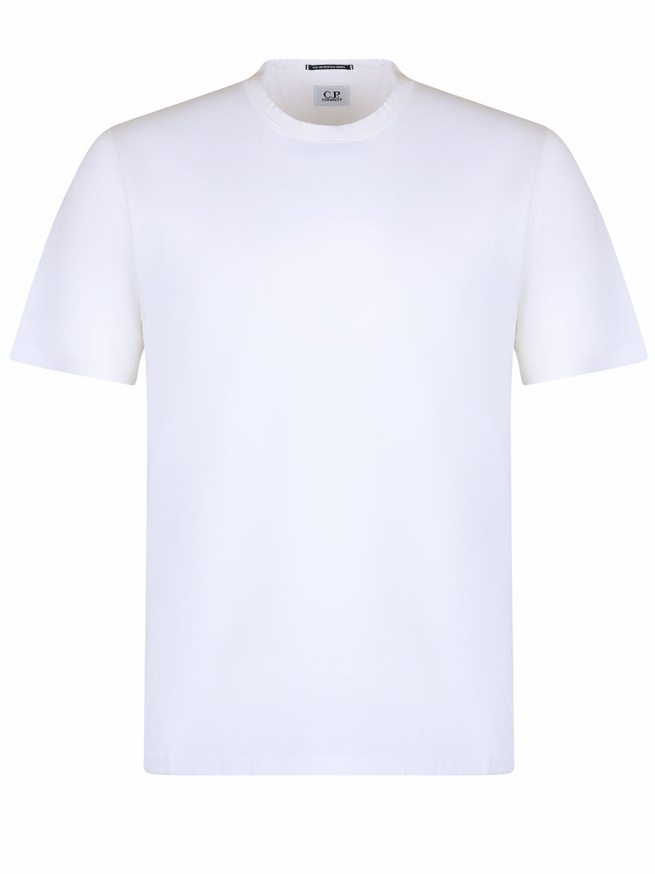 Load image into Gallery viewer, CP Company Rubber Logo Tee White
