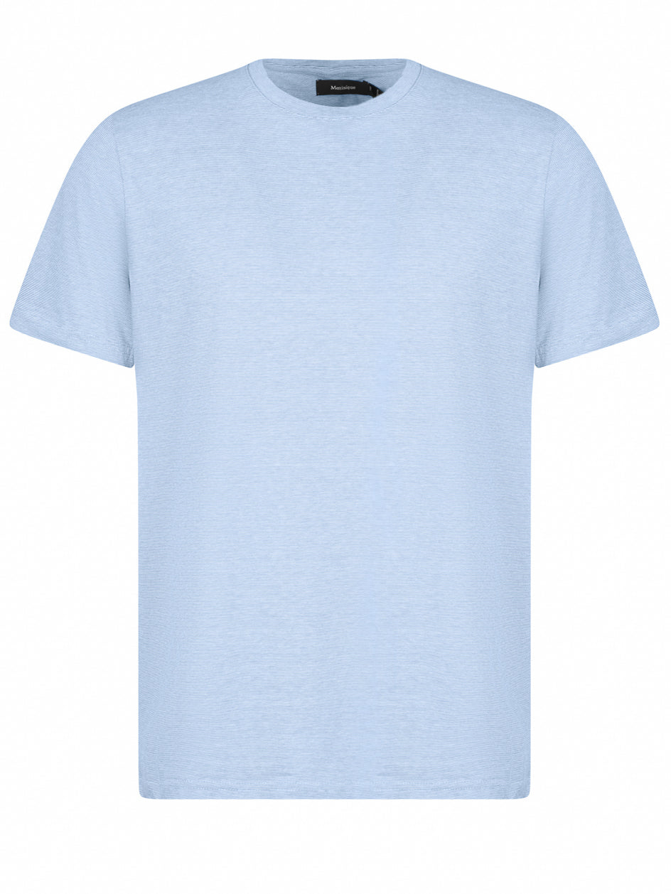 Load image into Gallery viewer, Jermane Mini Stripe T Shirt Blue
