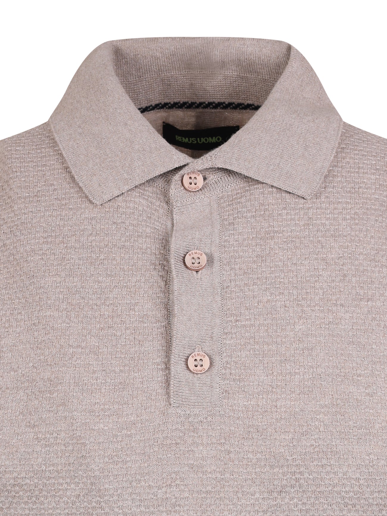 Remus Honeycomb Polo Oatmeal