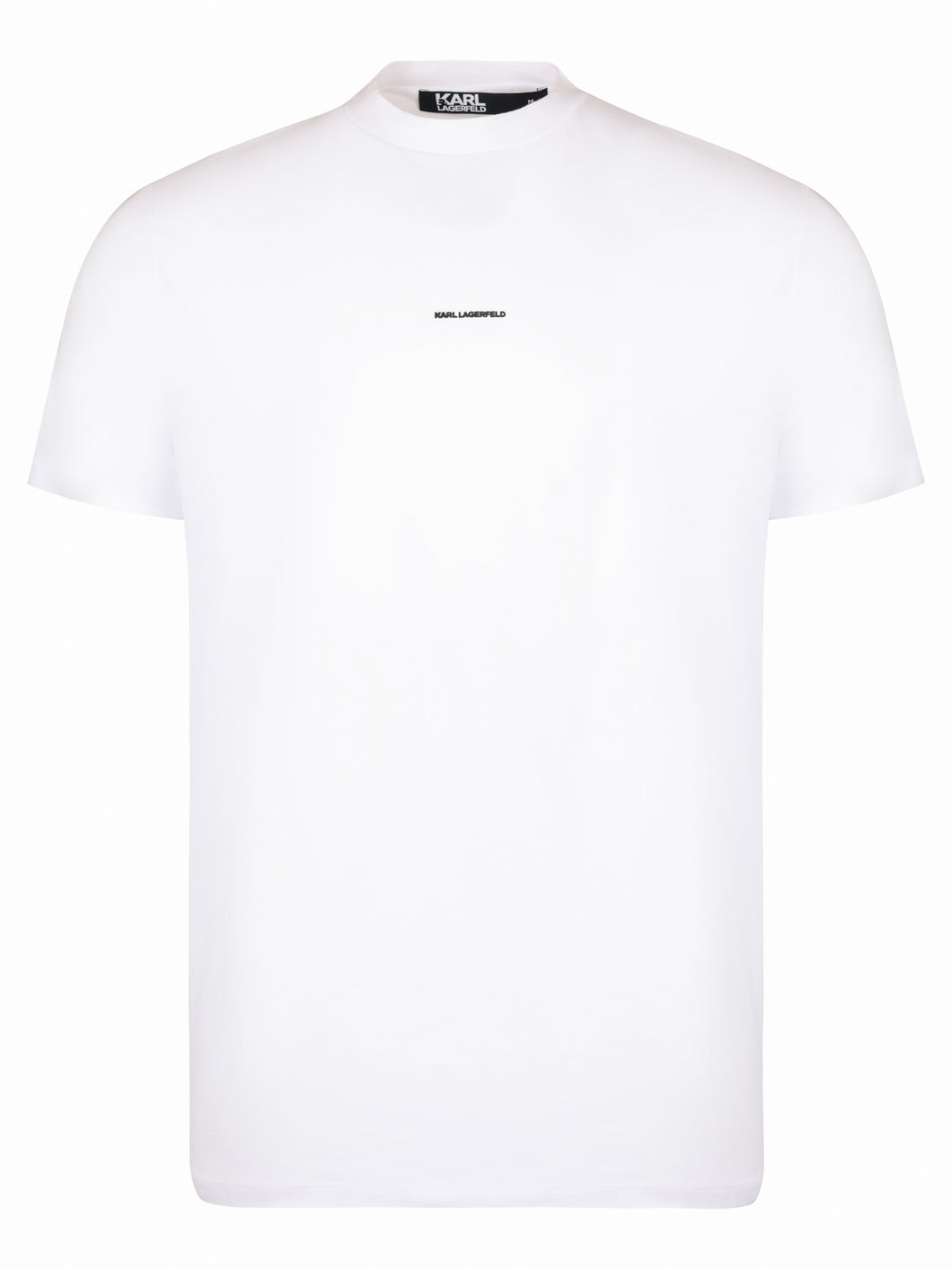 Lagerfeld Chest Logo Tee White