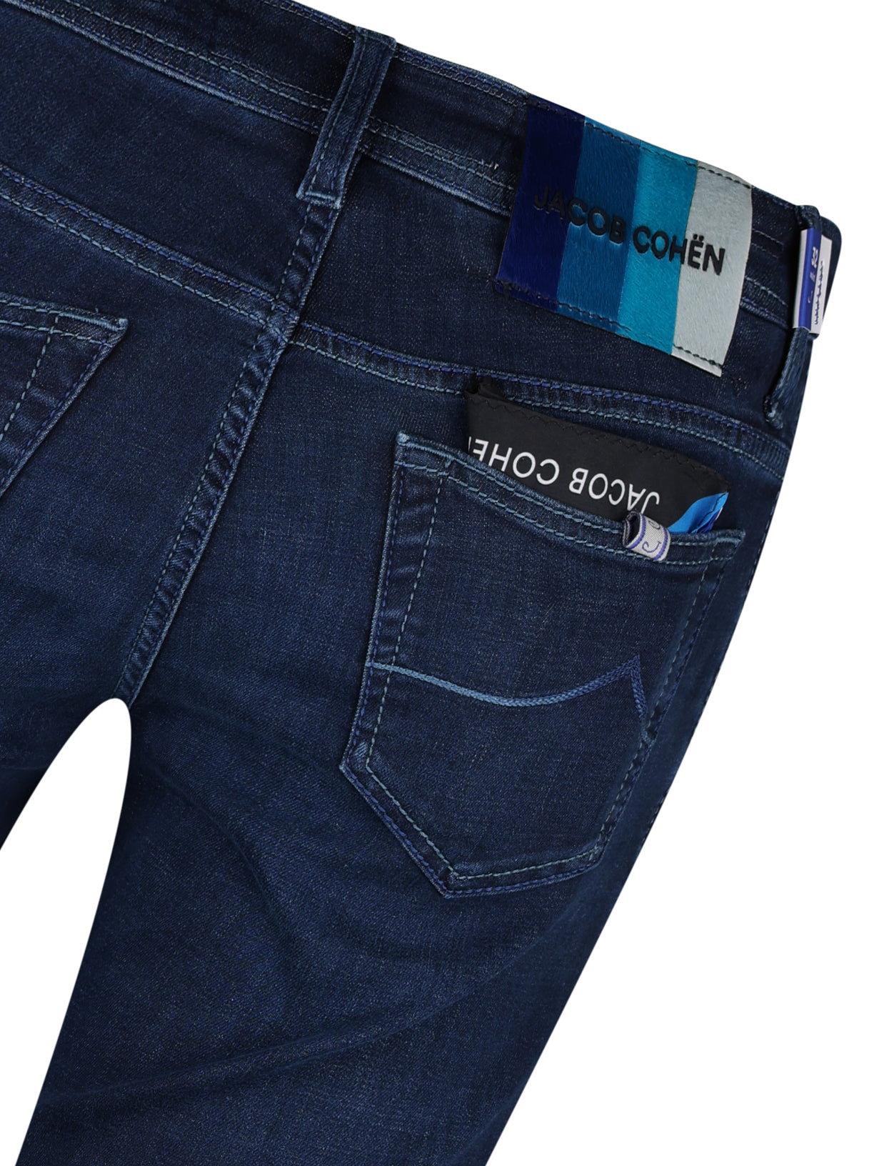 Load image into Gallery viewer, Jacob Cohen Bard Blue Jean Stripe Badge
