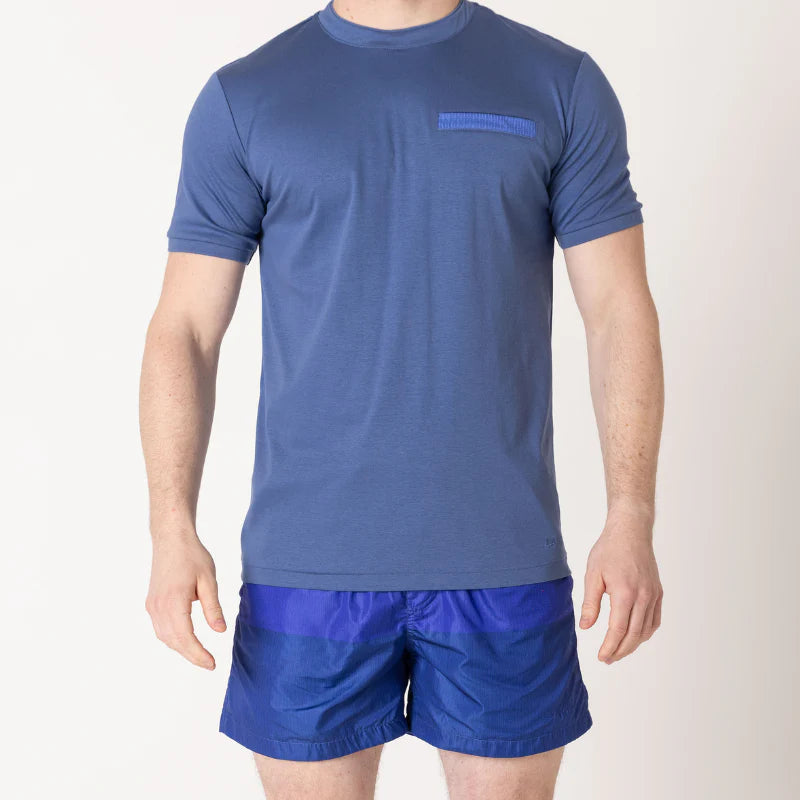 Lanka Pocket Tee Azure