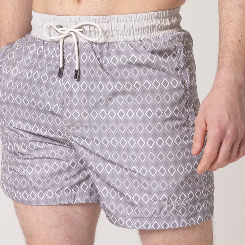 Lanka Diamond Swim Short Grey