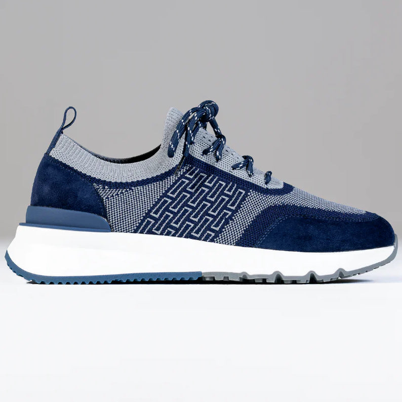 Lanka Sky Knit Trainer Navy