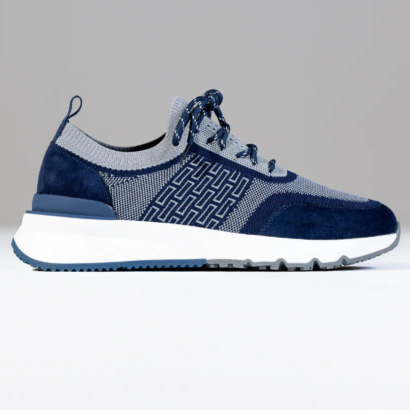 Lanka Sky Knit Trainer Navy