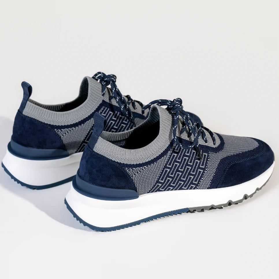 Lanka Sky Knit Trainer Navy