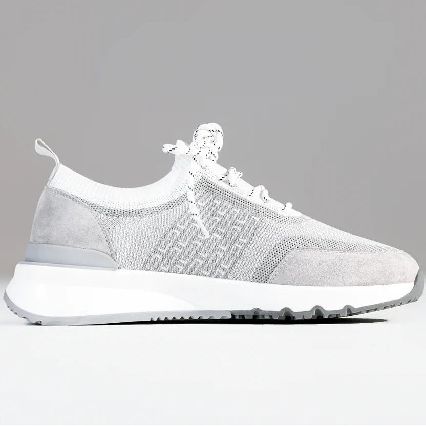 Lanka Sky Knit Trainer White