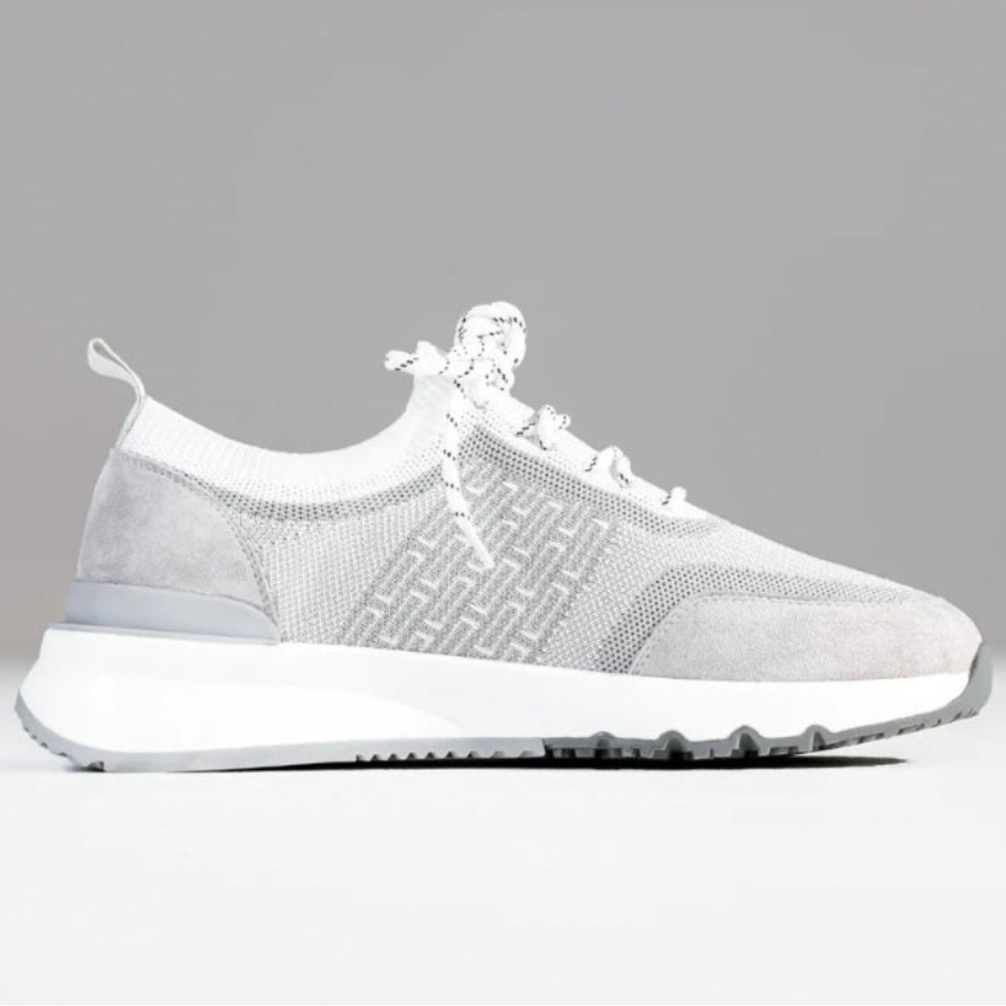Lanka Sky Knit Trainer White