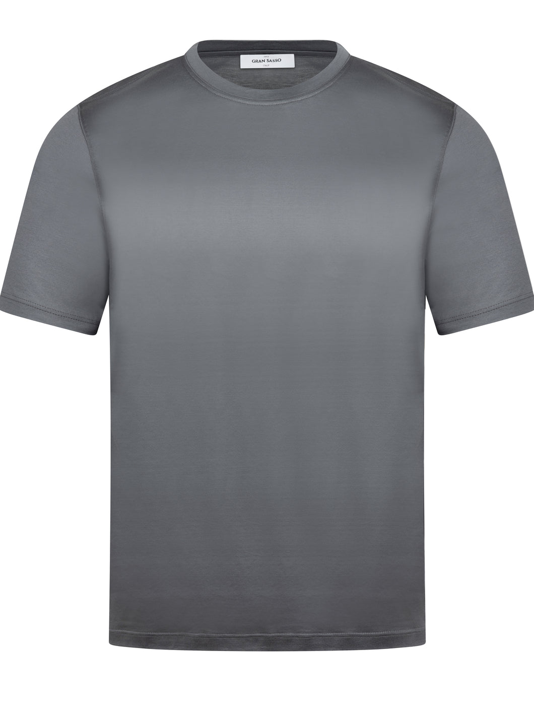 Gran Sasso Mercerised Tee Charcoal