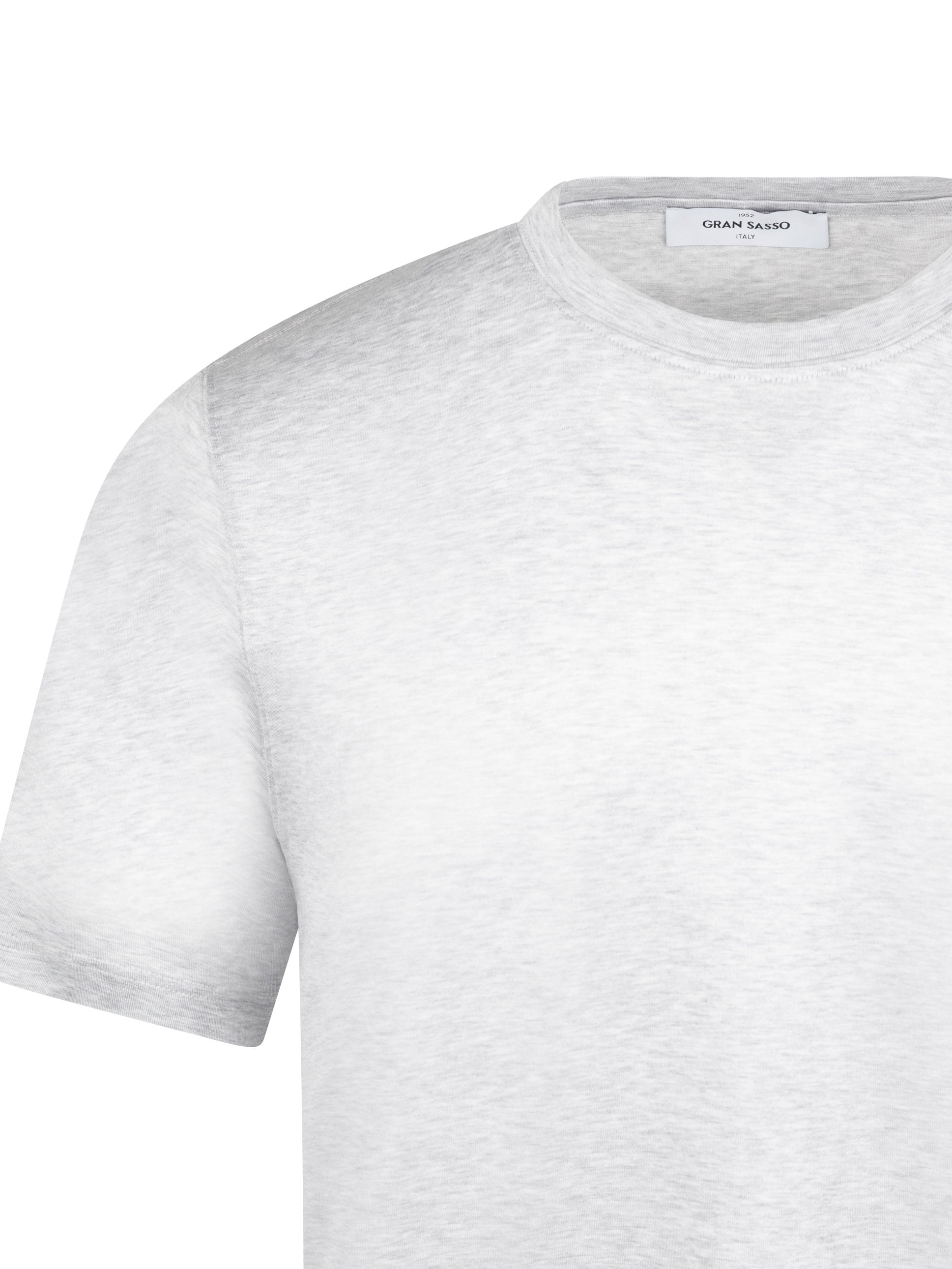 Load image into Gallery viewer, Gran Sasso Mercerised Tee Silver
