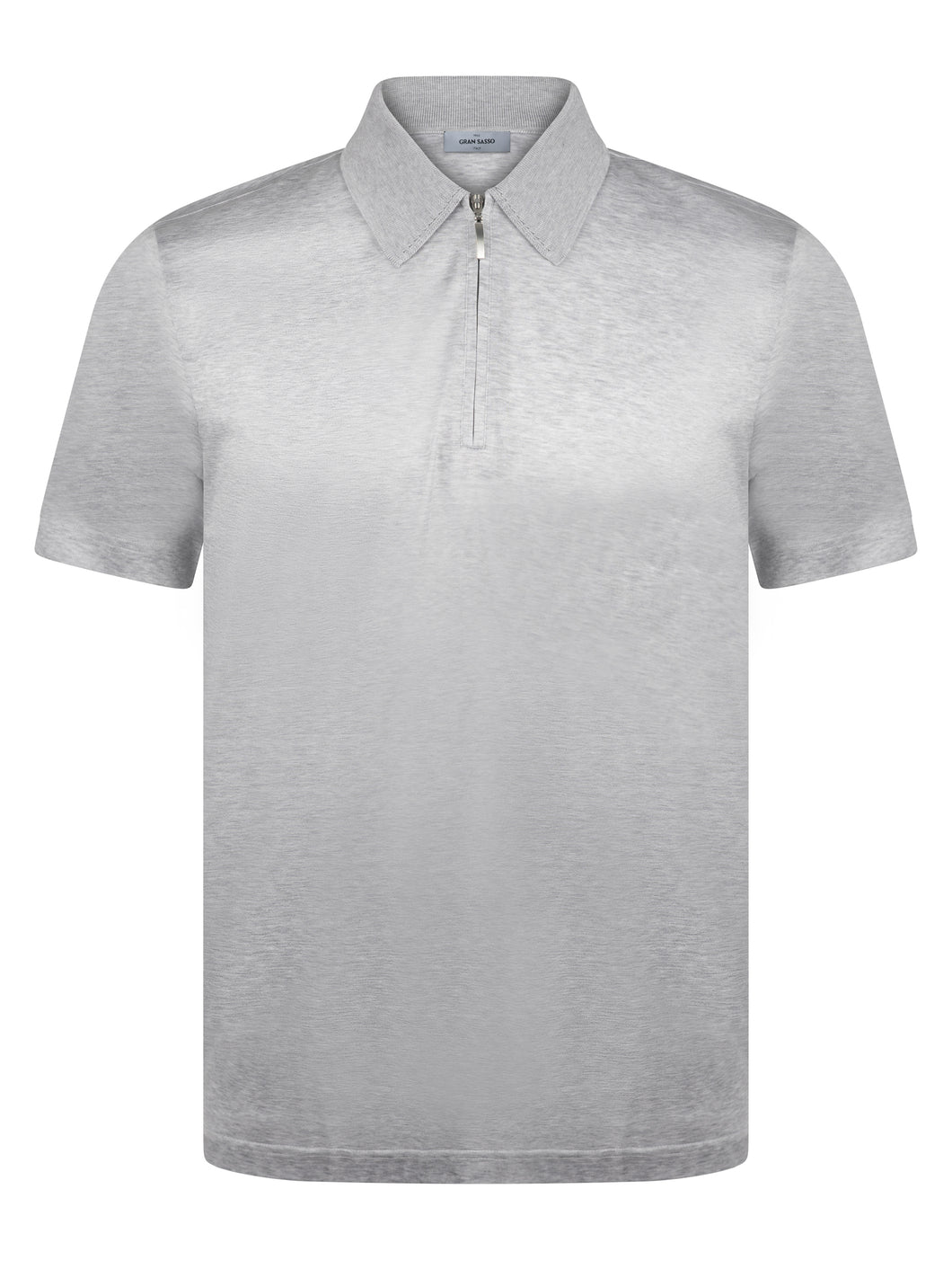 Gran Sasso Mercerised Zip Silver