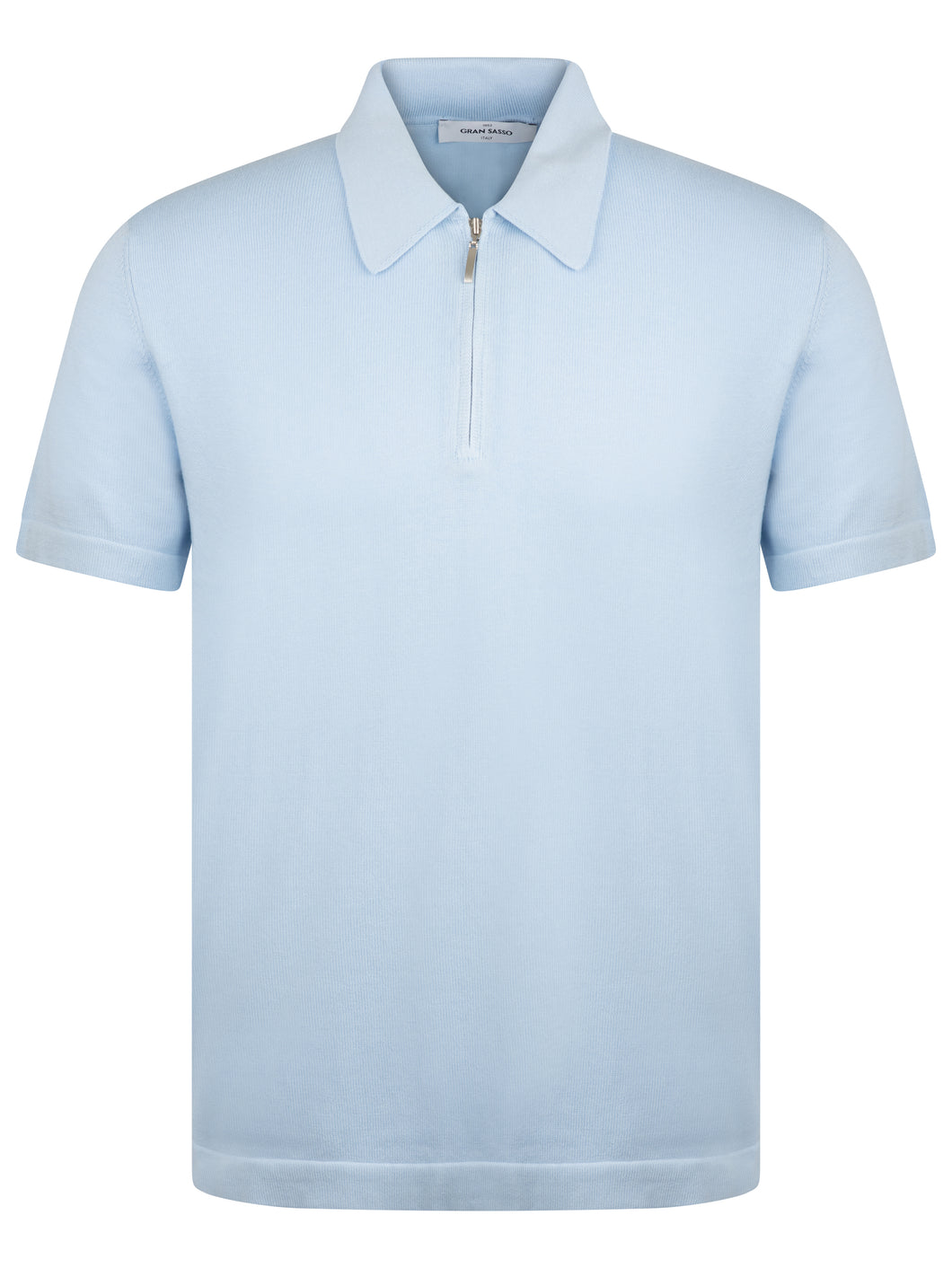 Gran Sasso Egyptian Cotton Zip Sky