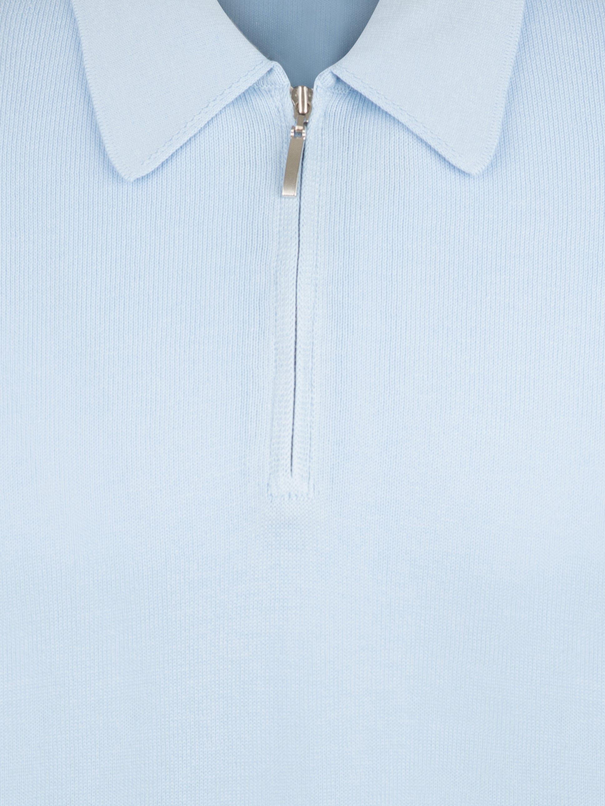 Load image into Gallery viewer, Gran Sasso Egyptian Cotton Zip Sky
