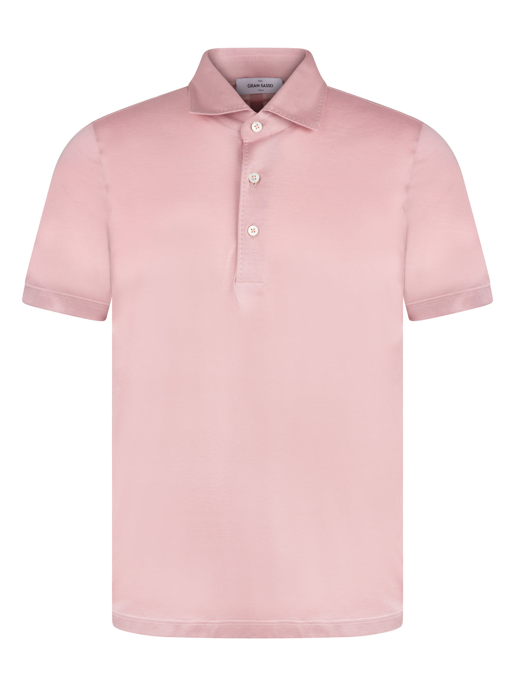 Gran Sasso Mercerised Polo Pink
