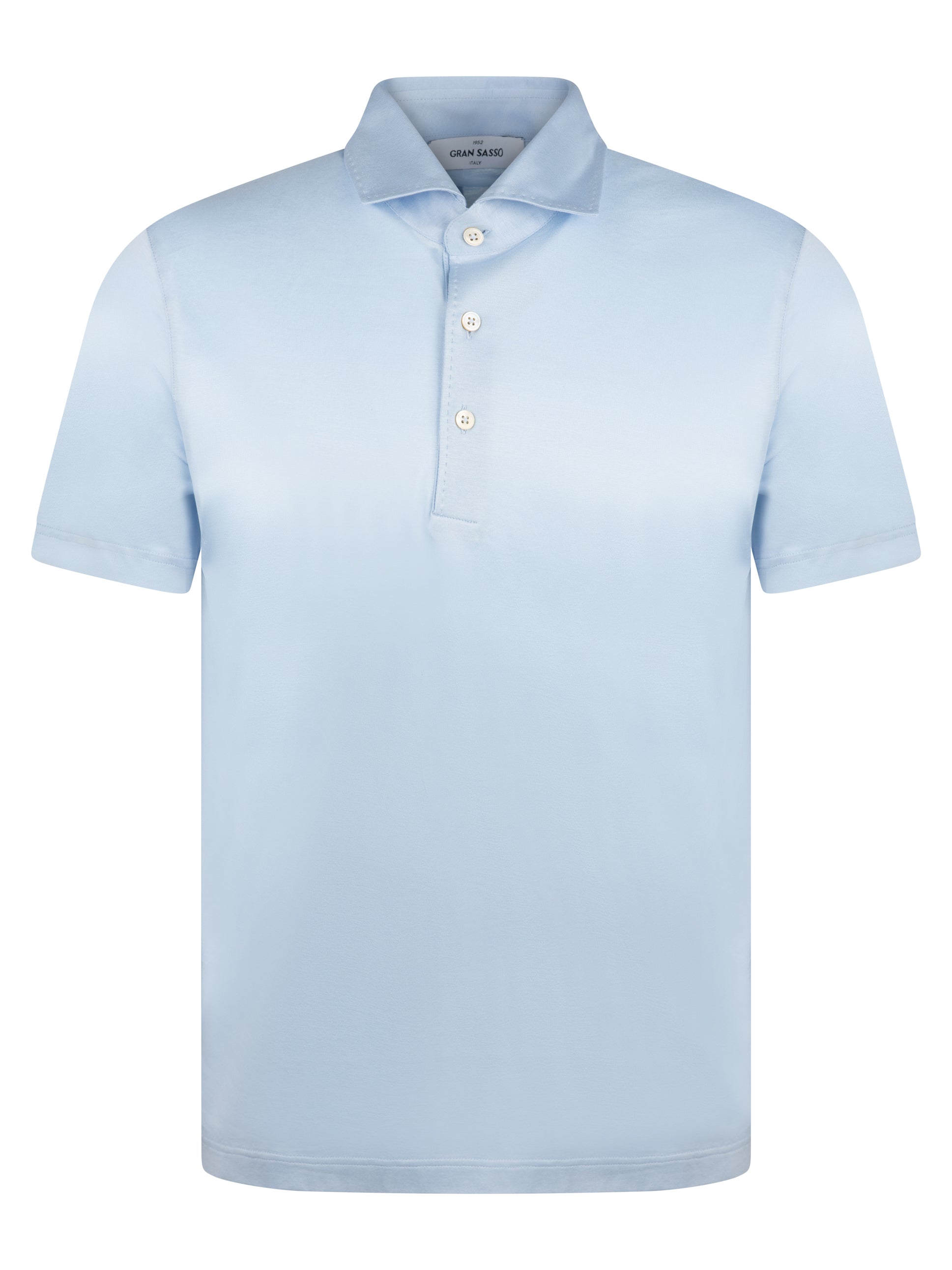 Load image into Gallery viewer, Gran Sasso Mercerised Polo Sky

