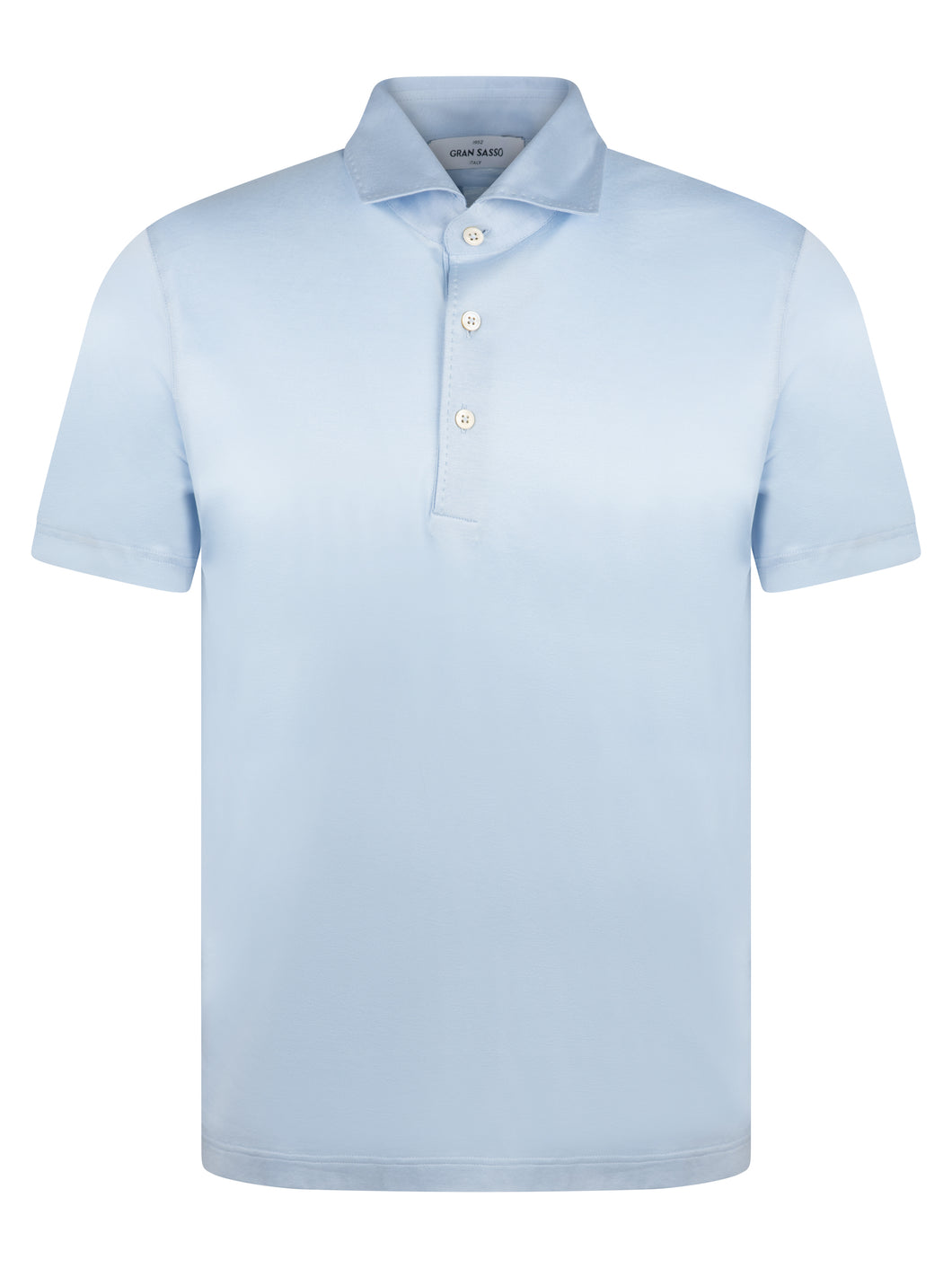 Gran Sasso Mercerised Polo Sky