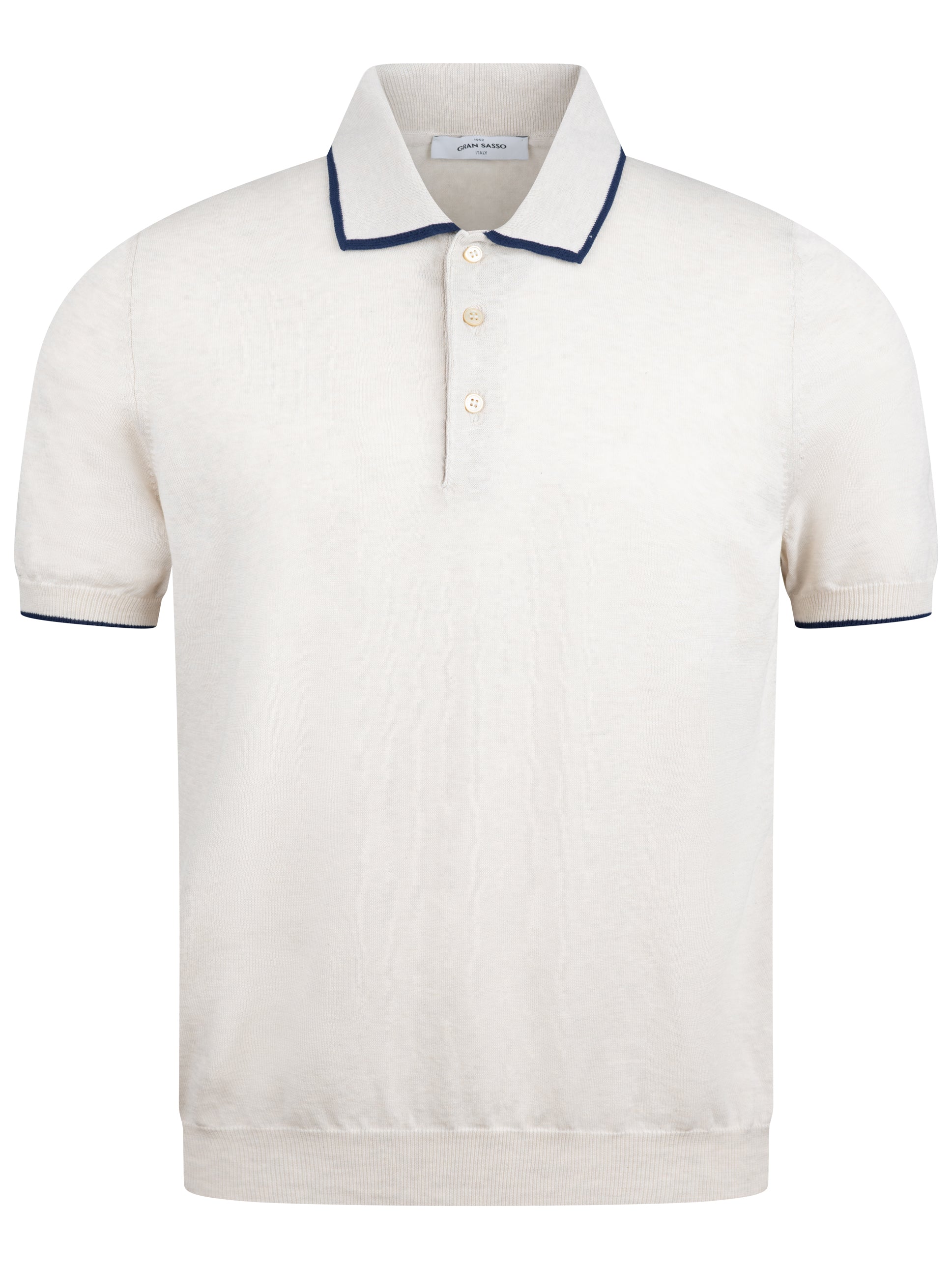 Load image into Gallery viewer, Gran Sasso Tipped Collar Beige
