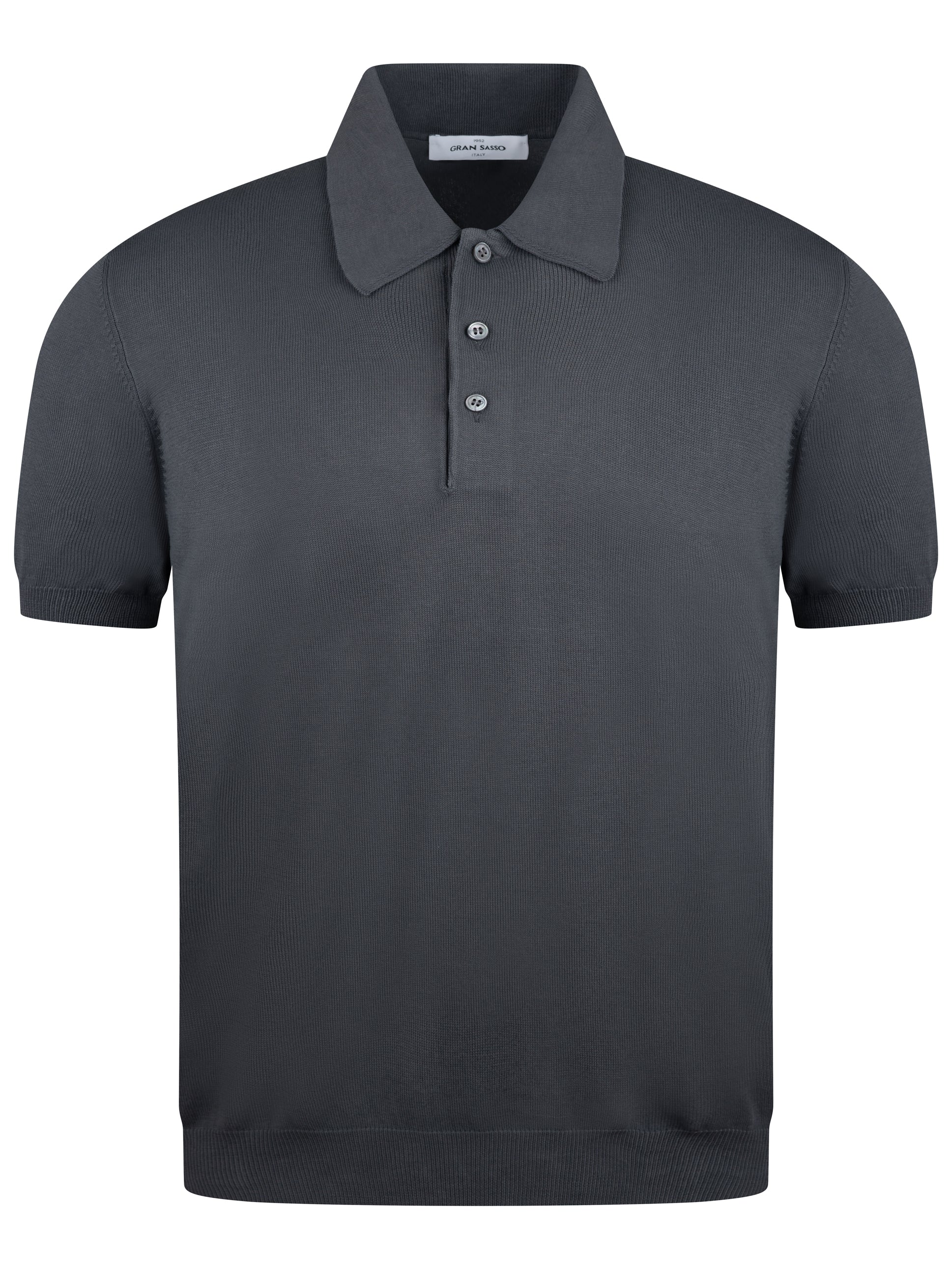Load image into Gallery viewer, Gran Sasso Egyptian Cotton Knit Charcoal
