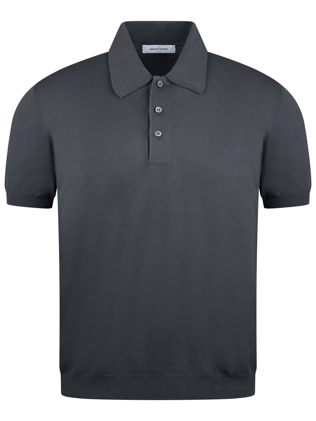 Gran Sasso Egyptian Cotton Knit Charcoal