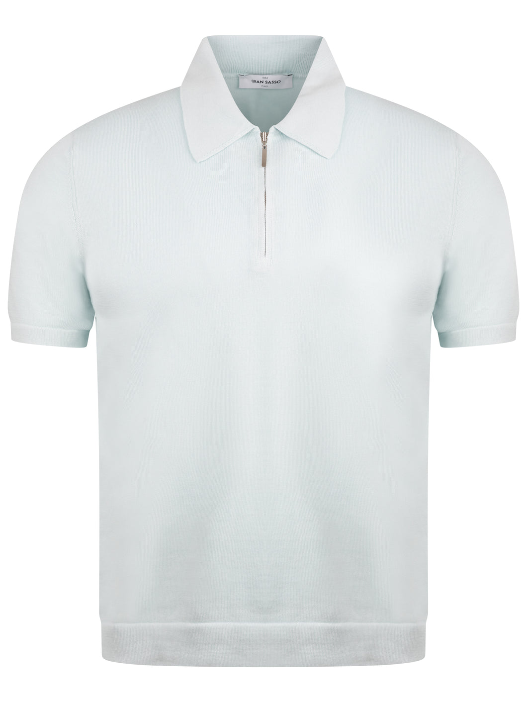 Gran Sasso Egyptian Cotton Zip Mint