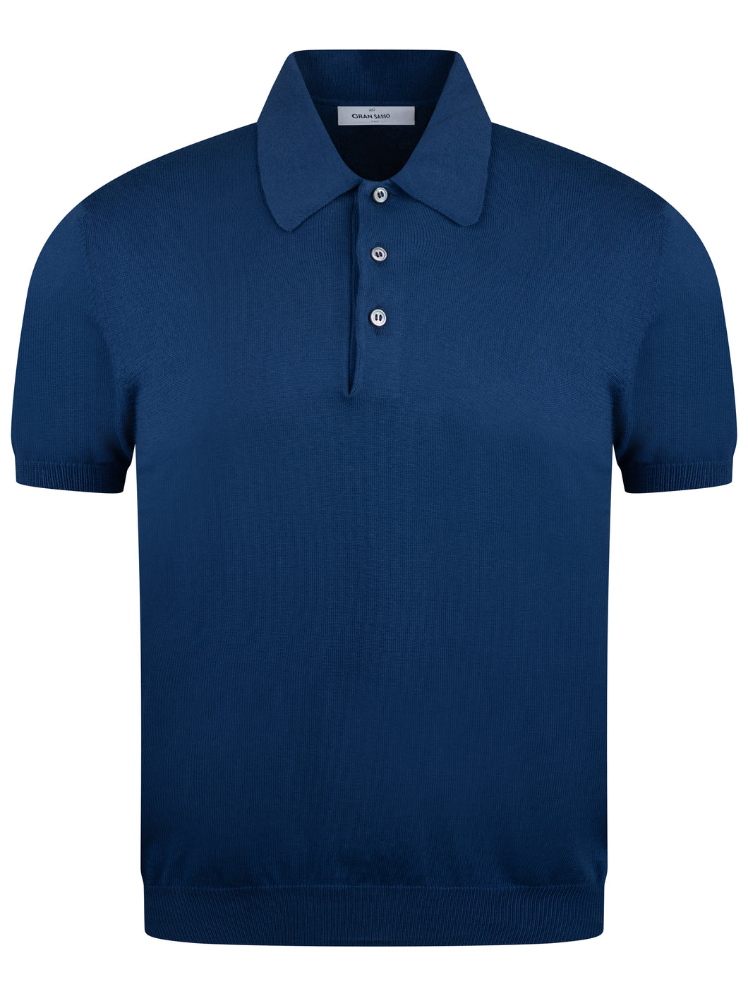 Gran Sasso Egyptian Cotton Knit Indigo