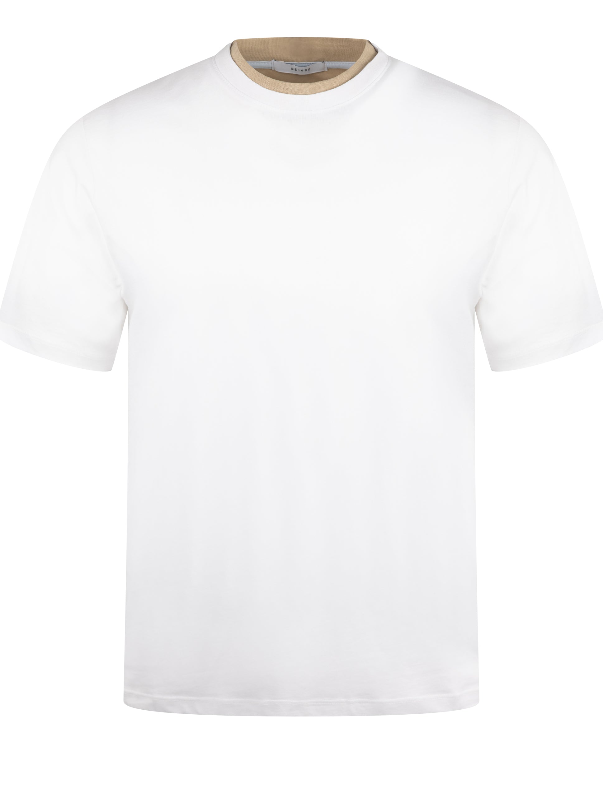 Load image into Gallery viewer, Sseinse Contrast Tee White

