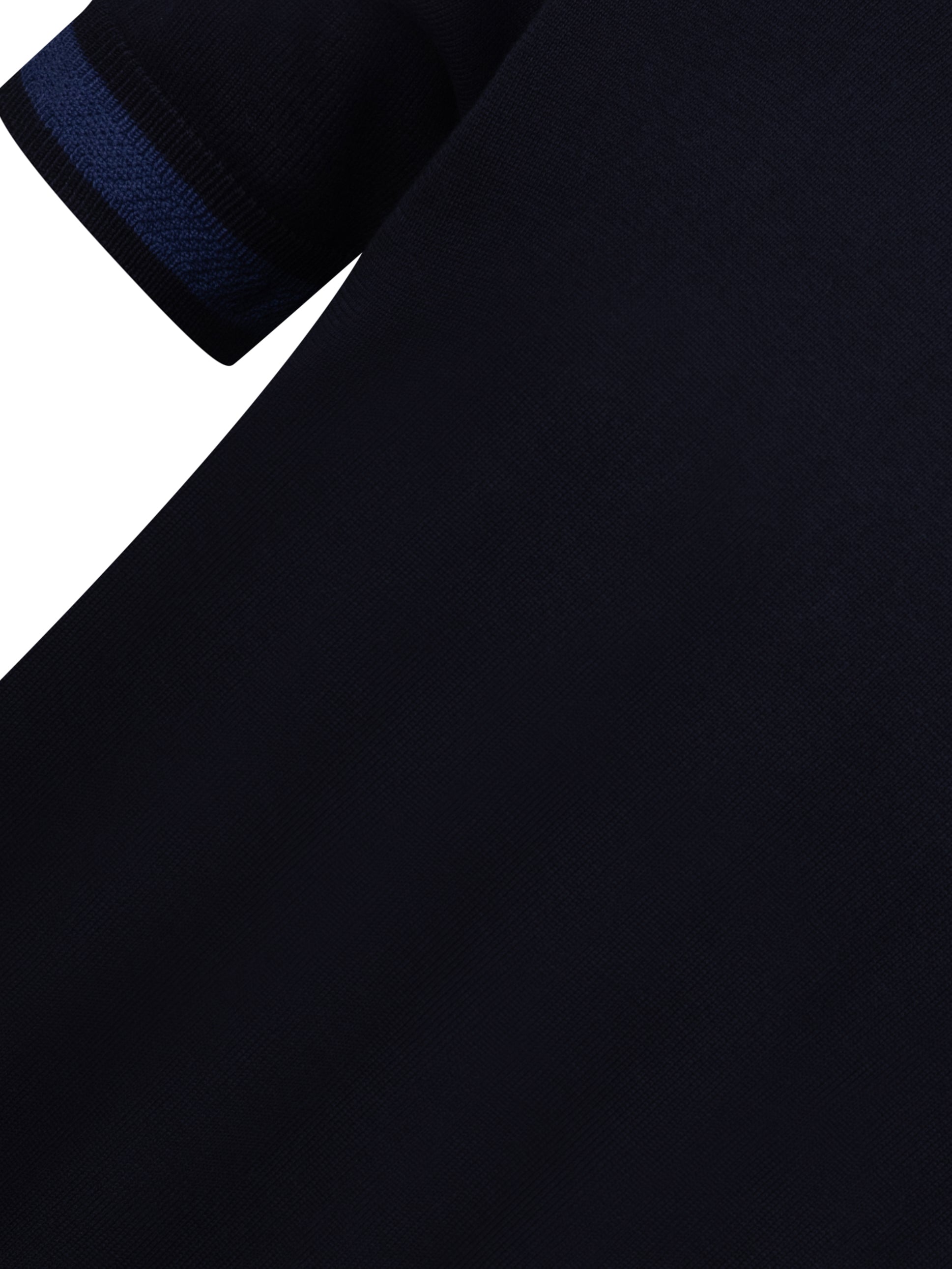 Load image into Gallery viewer, Sseinse Contrast Knit Tee Navy

