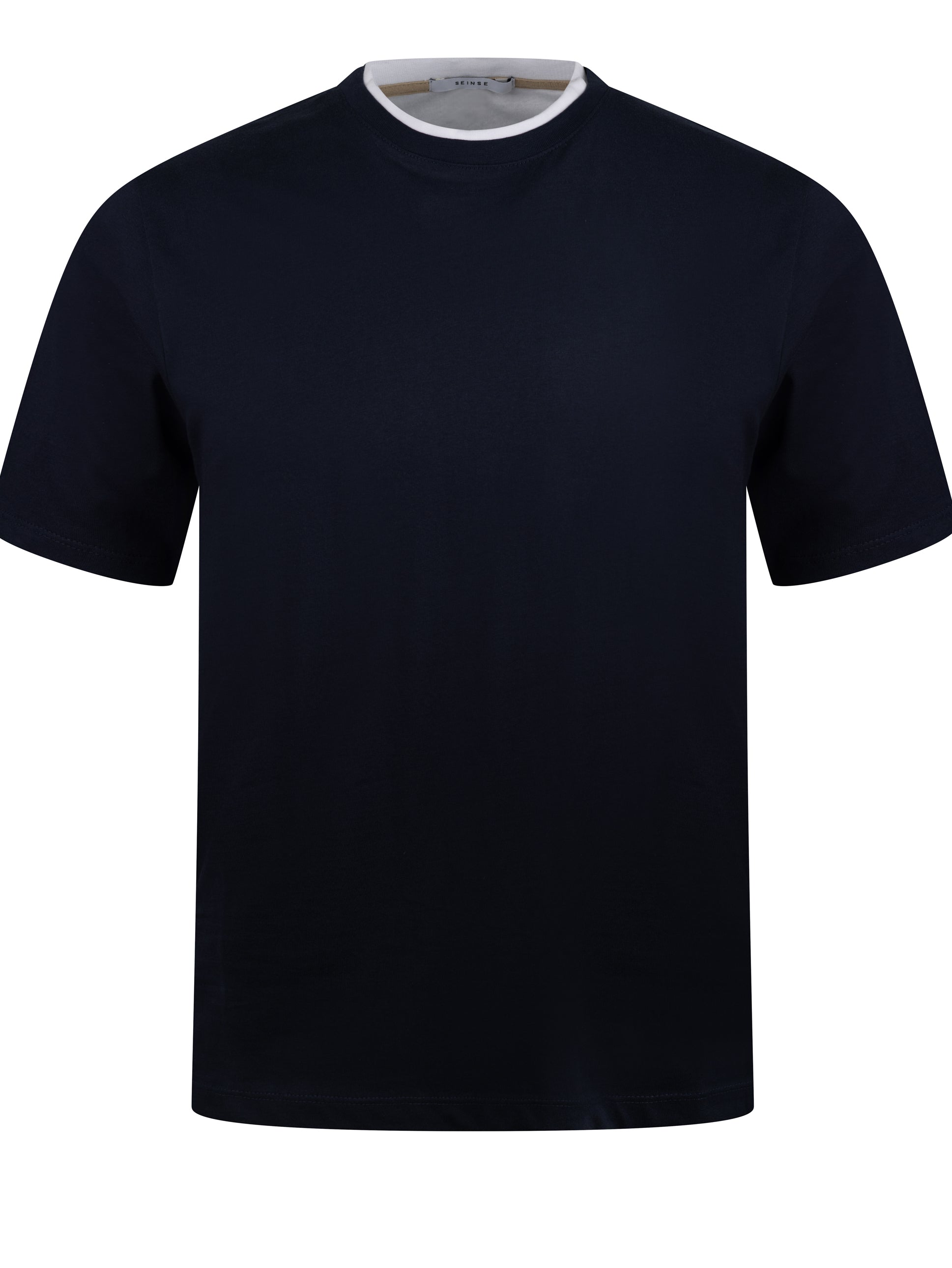 Load image into Gallery viewer, Sseinse Contrast Tee Navy
