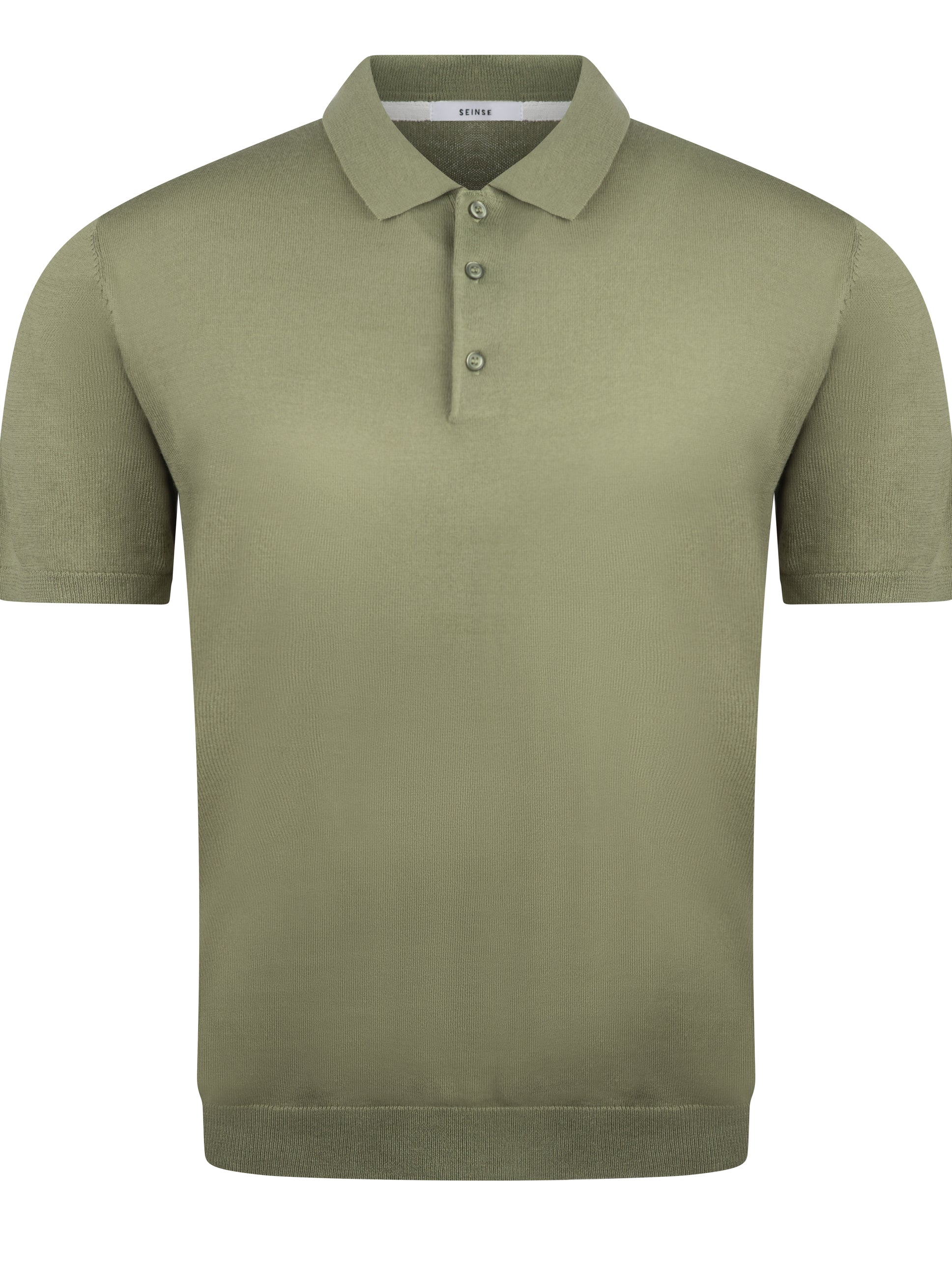 Load image into Gallery viewer, Sseinse Knit Polo Olive
