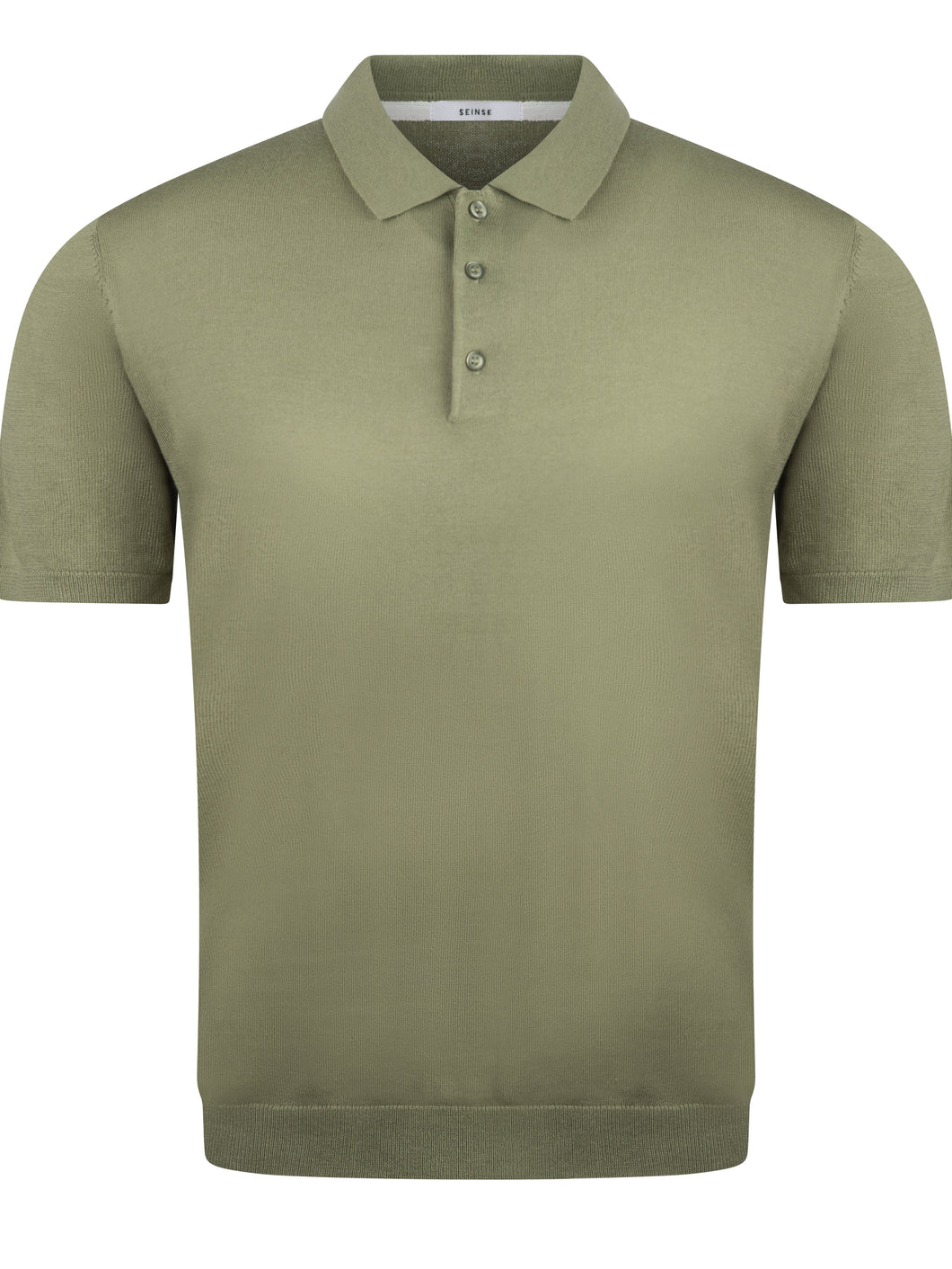 Sseinse Knit Polo Olive