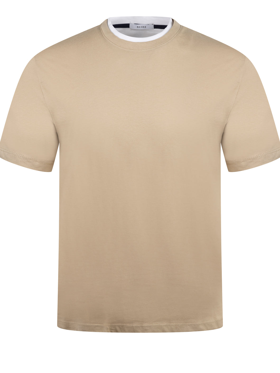 Sseinse Contrast Tee Beige